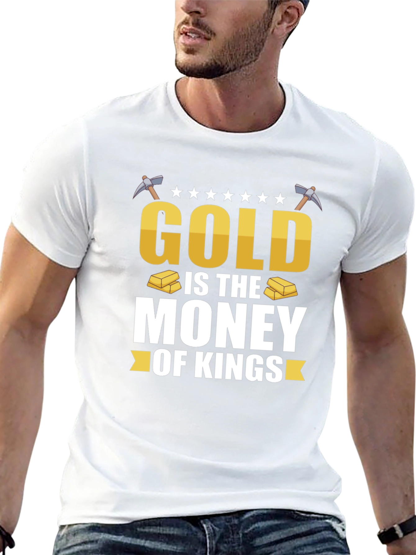 Gold is the Money of Kings Black T-Shirt