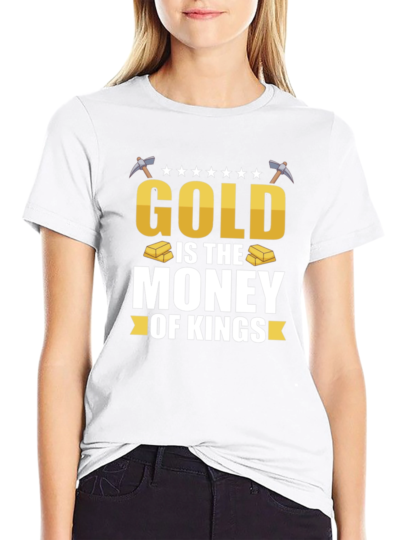 Gold is the Money of Kings Black T-Shirt