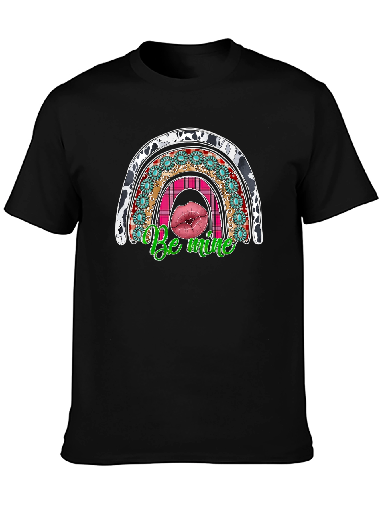 Be Mine Rainbow Valentines Day T-Shirt