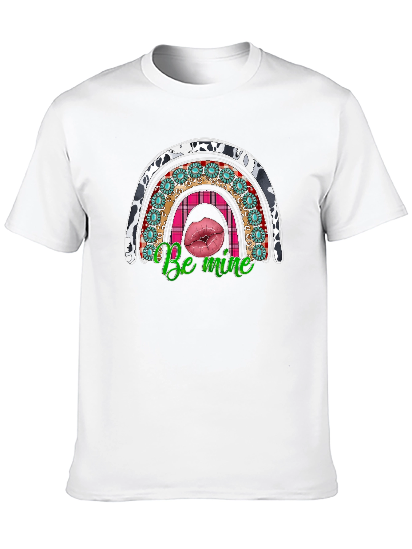 Be Mine Rainbow Valentines Day T-Shirt