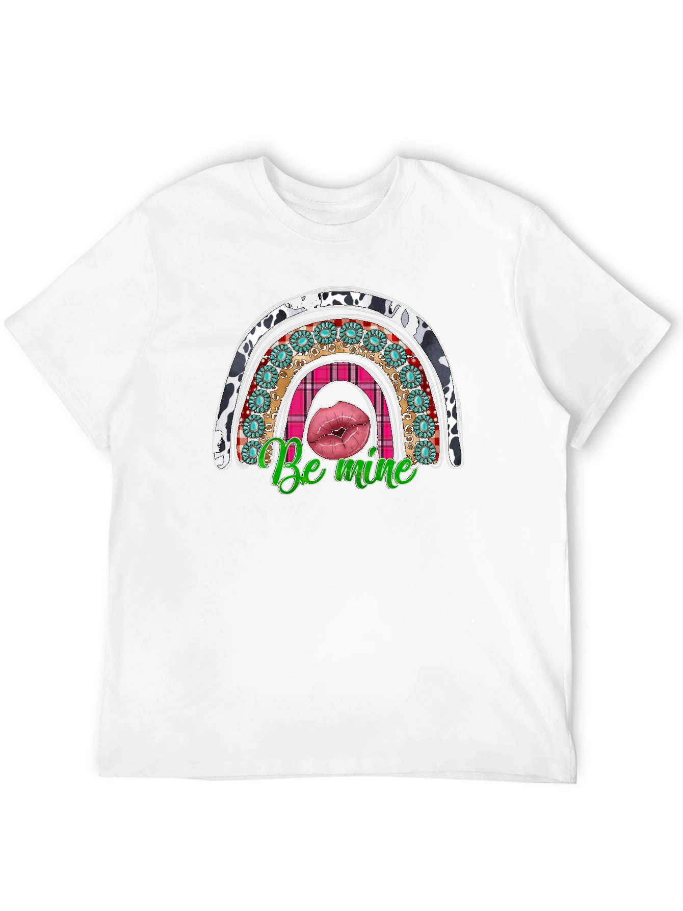 Be Mine Rainbow Valentines Day T-Shirt