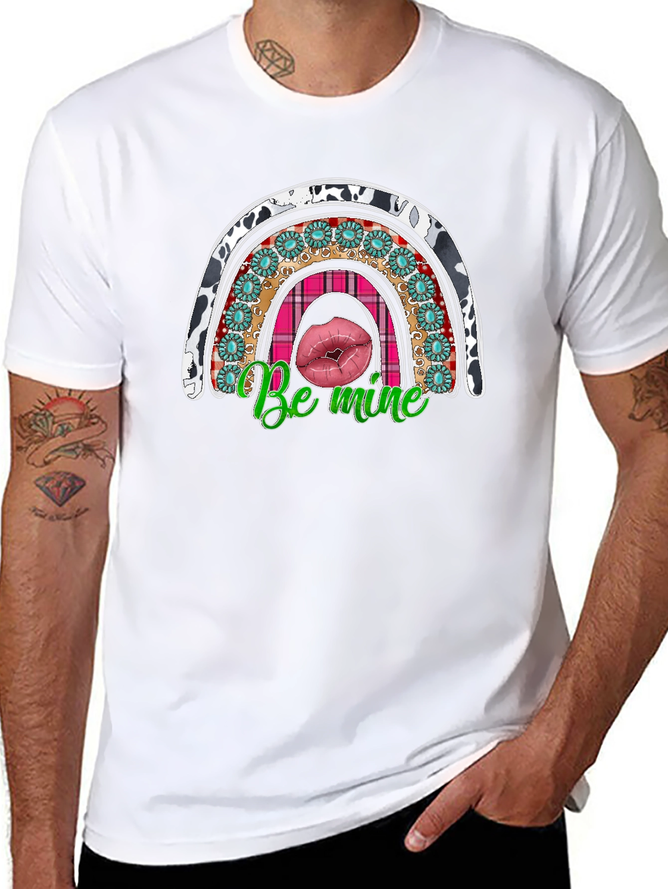Be Mine Rainbow Valentines Day T-Shirt