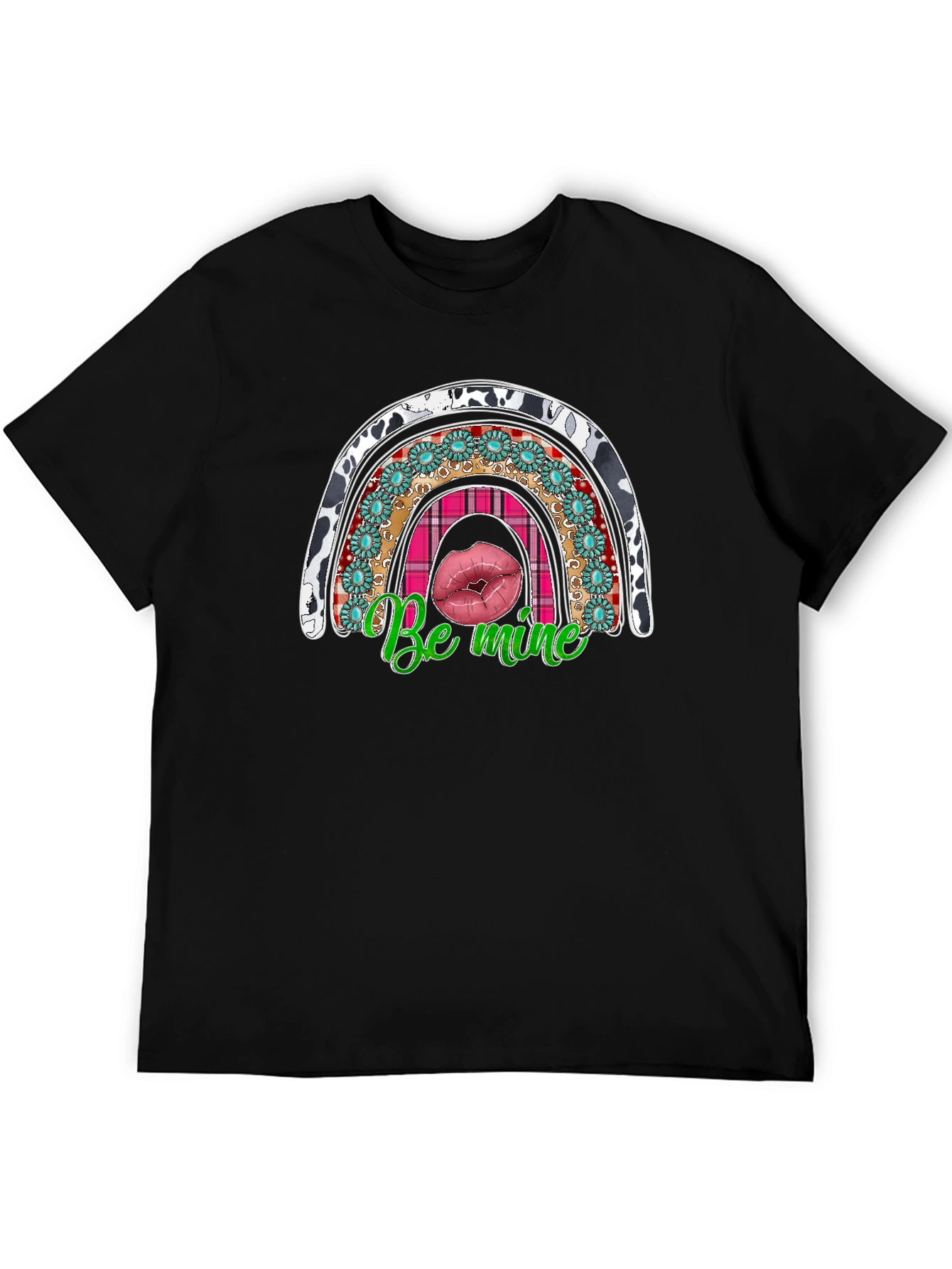 Be Mine Rainbow Valentines Day T-Shirt