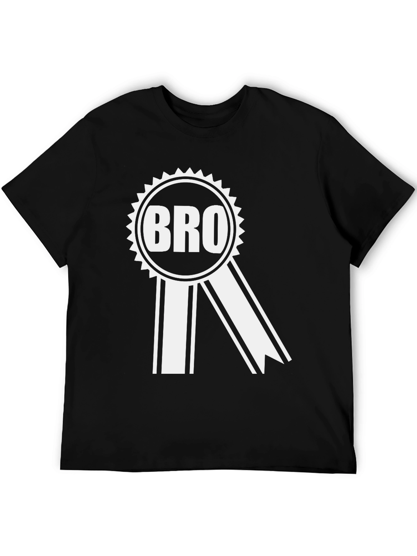 Bro Ribbon Graphic Tee - Cool Casual T-Shirt