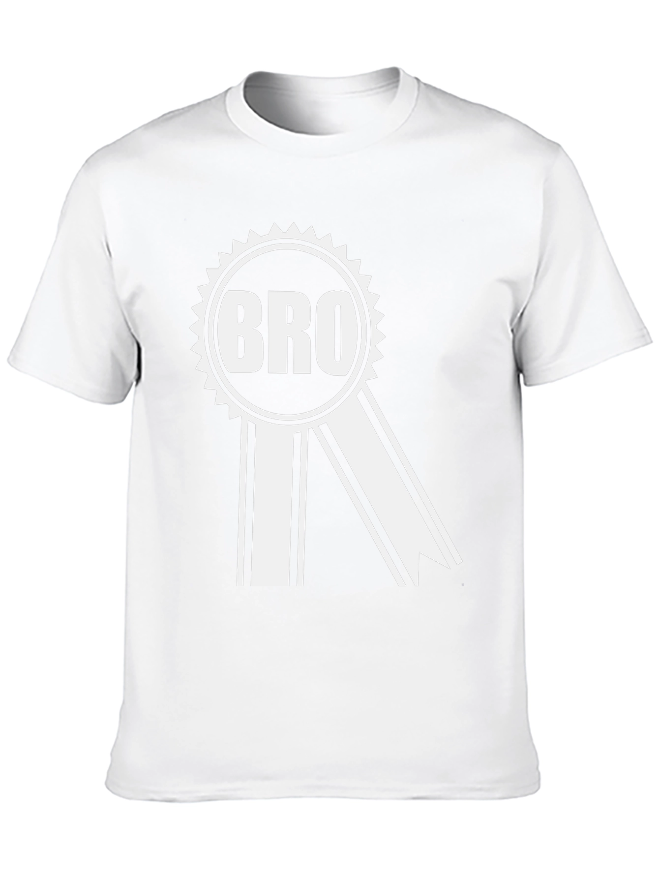 Bro Ribbon Graphic Tee - Cool Casual T-Shirt