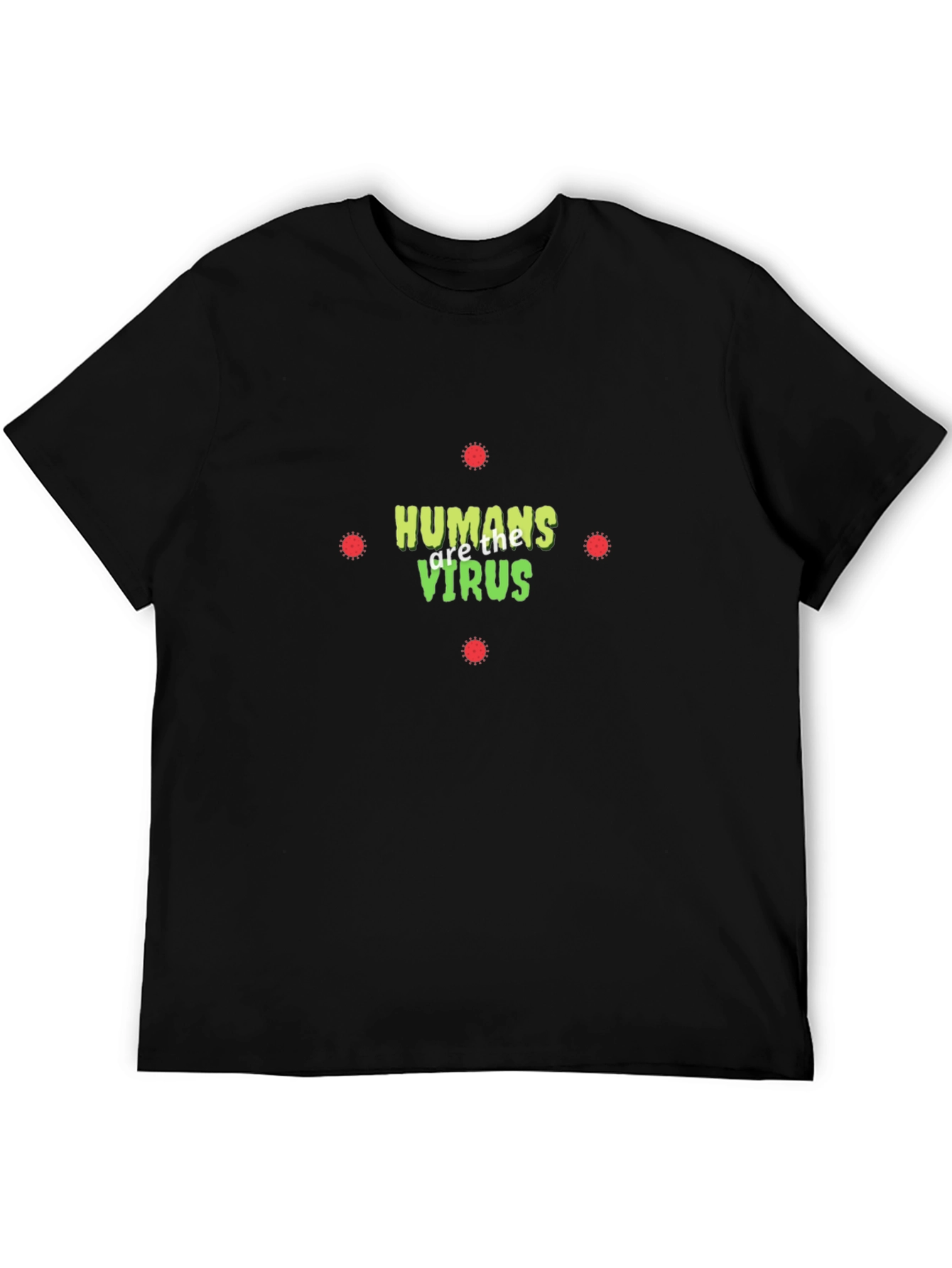 Humans are the Virus Graphic Tee - Black