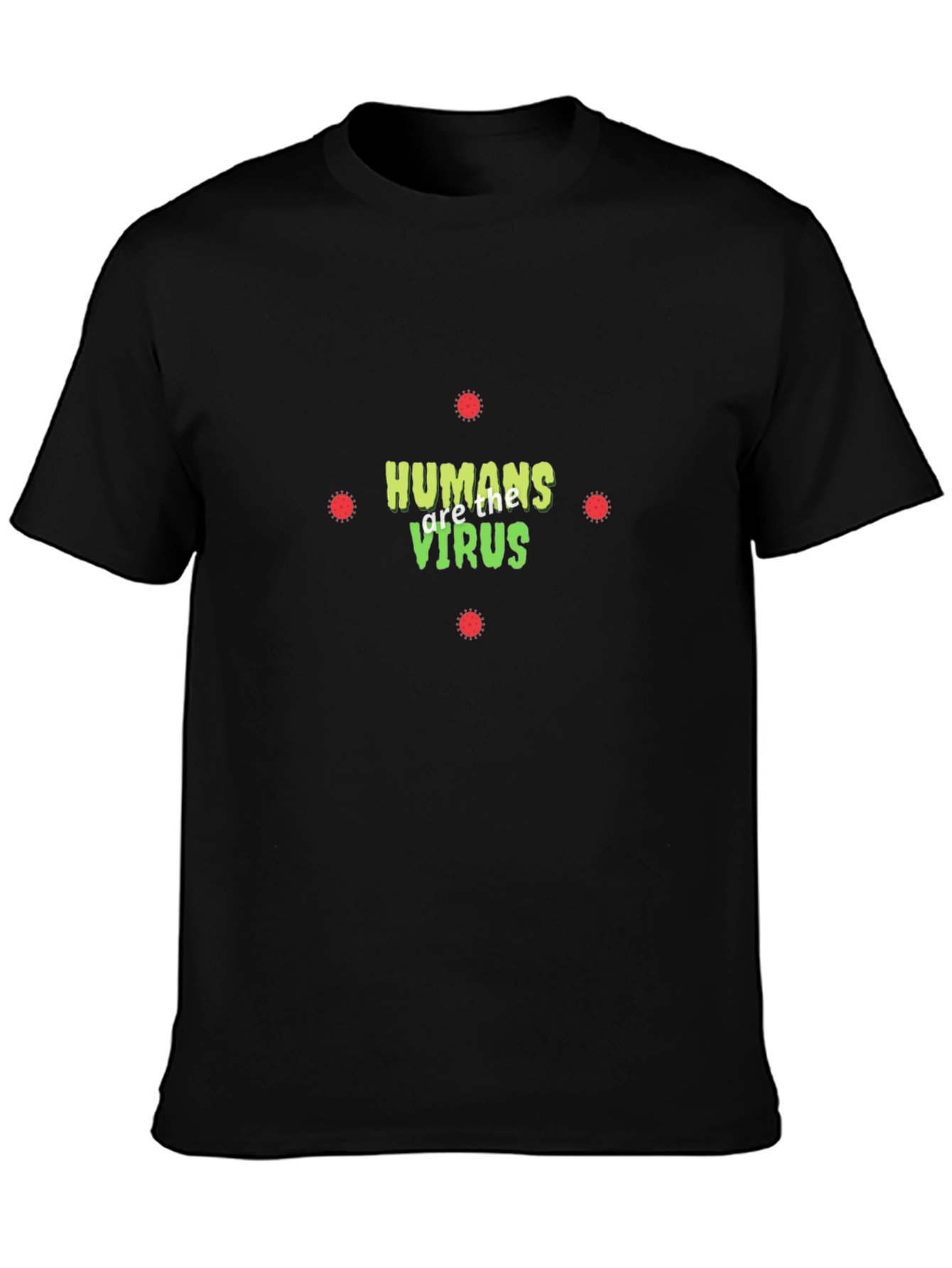 Humans are the Virus Graphic Tee - Black