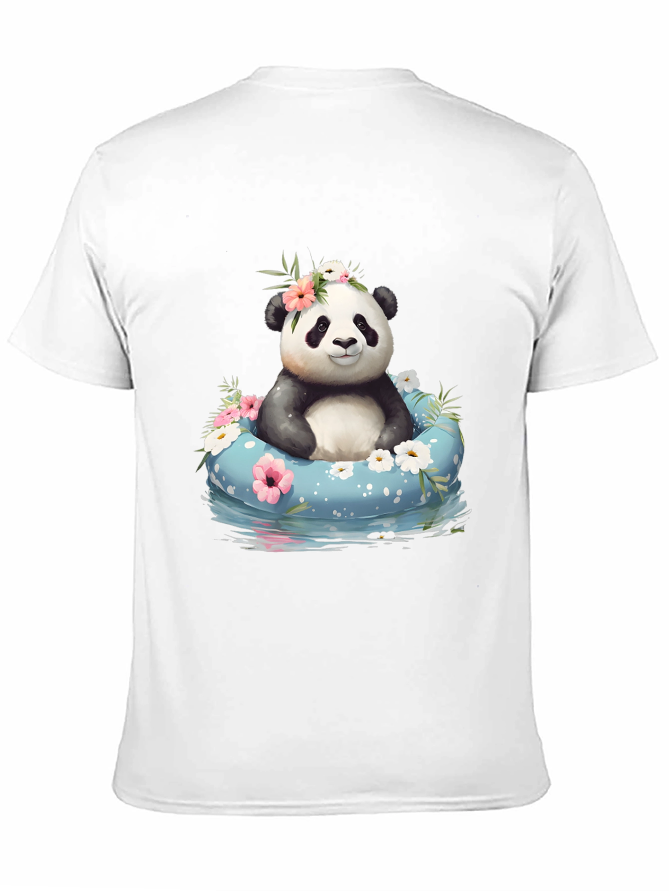 Panda in Pool T-Shirt