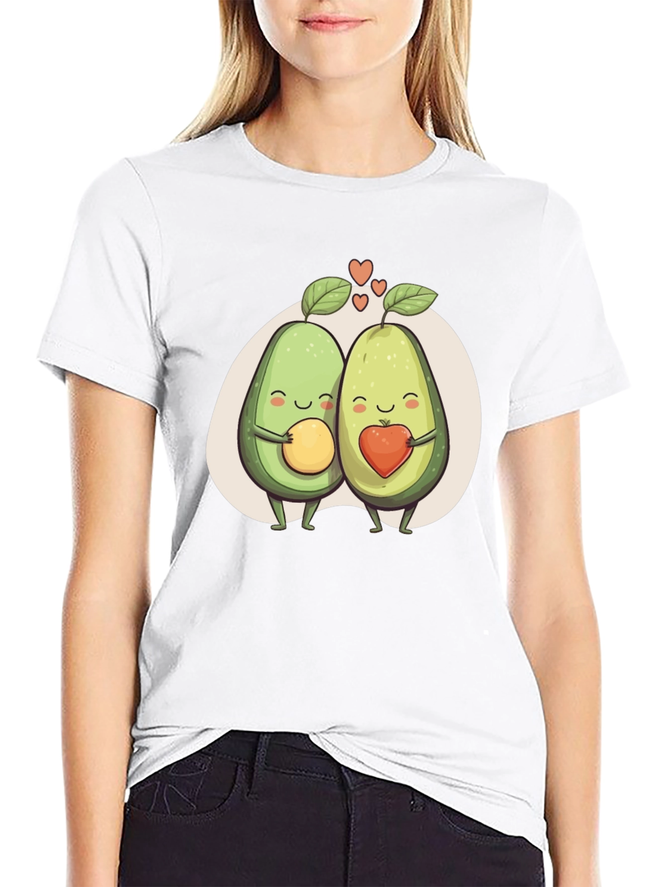 Avocado Love Graphic Tee - Black