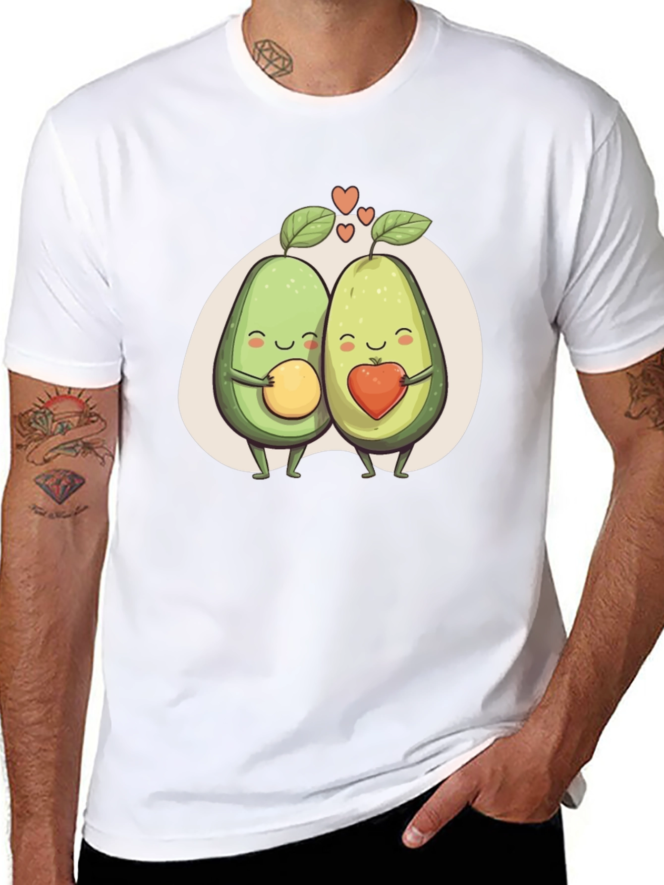 Avocado Love Graphic Tee - Black