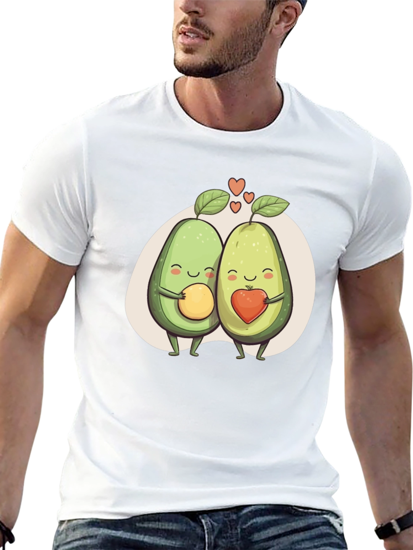 Avocado Love Graphic Tee - Black