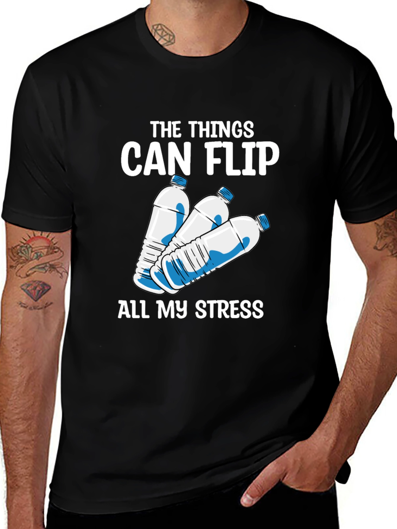 The Things Can Flip Water Bottle T-Shirt