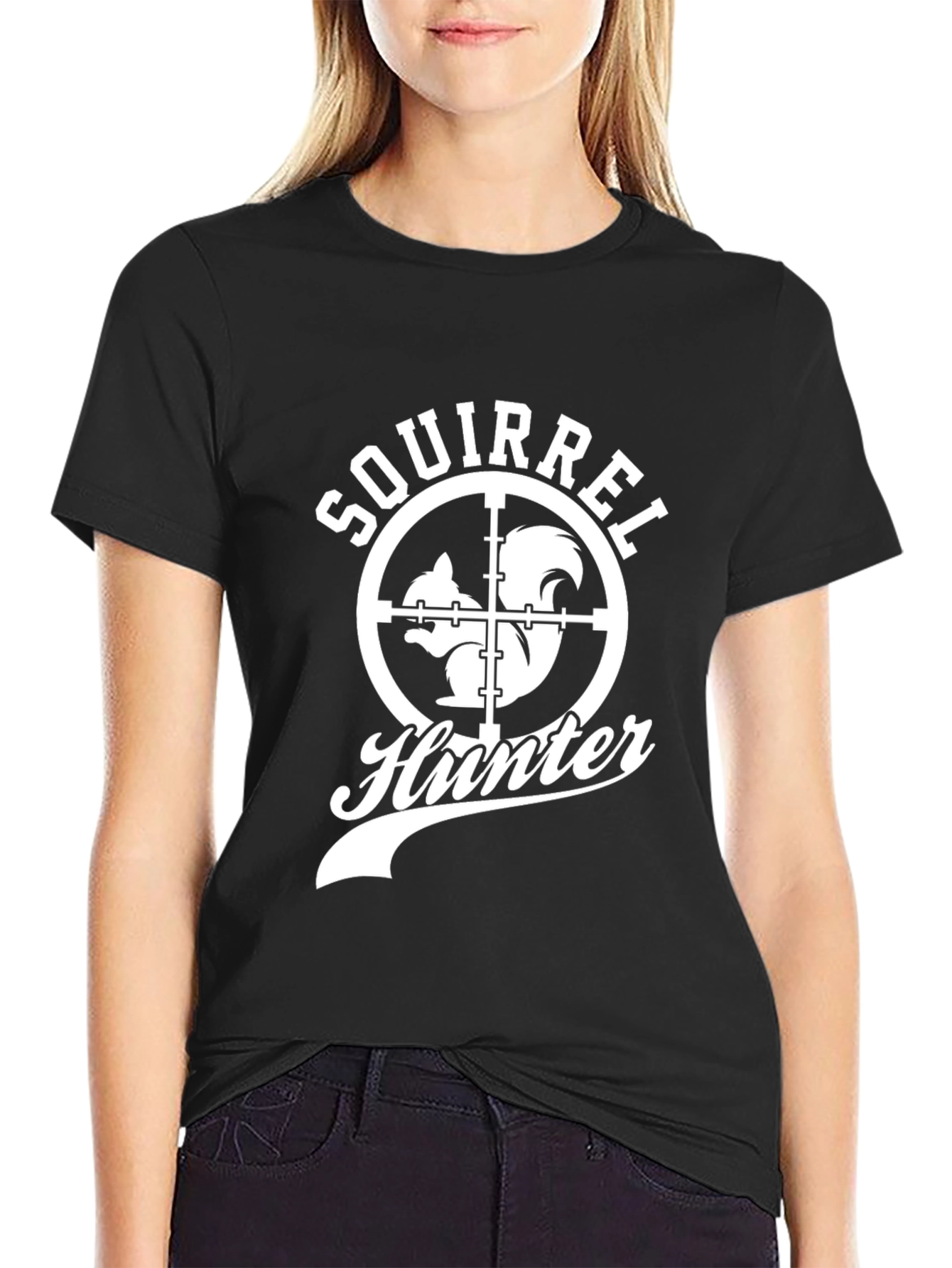 Squirrel Hunter T-Shirt - Novelty Graphic Tee