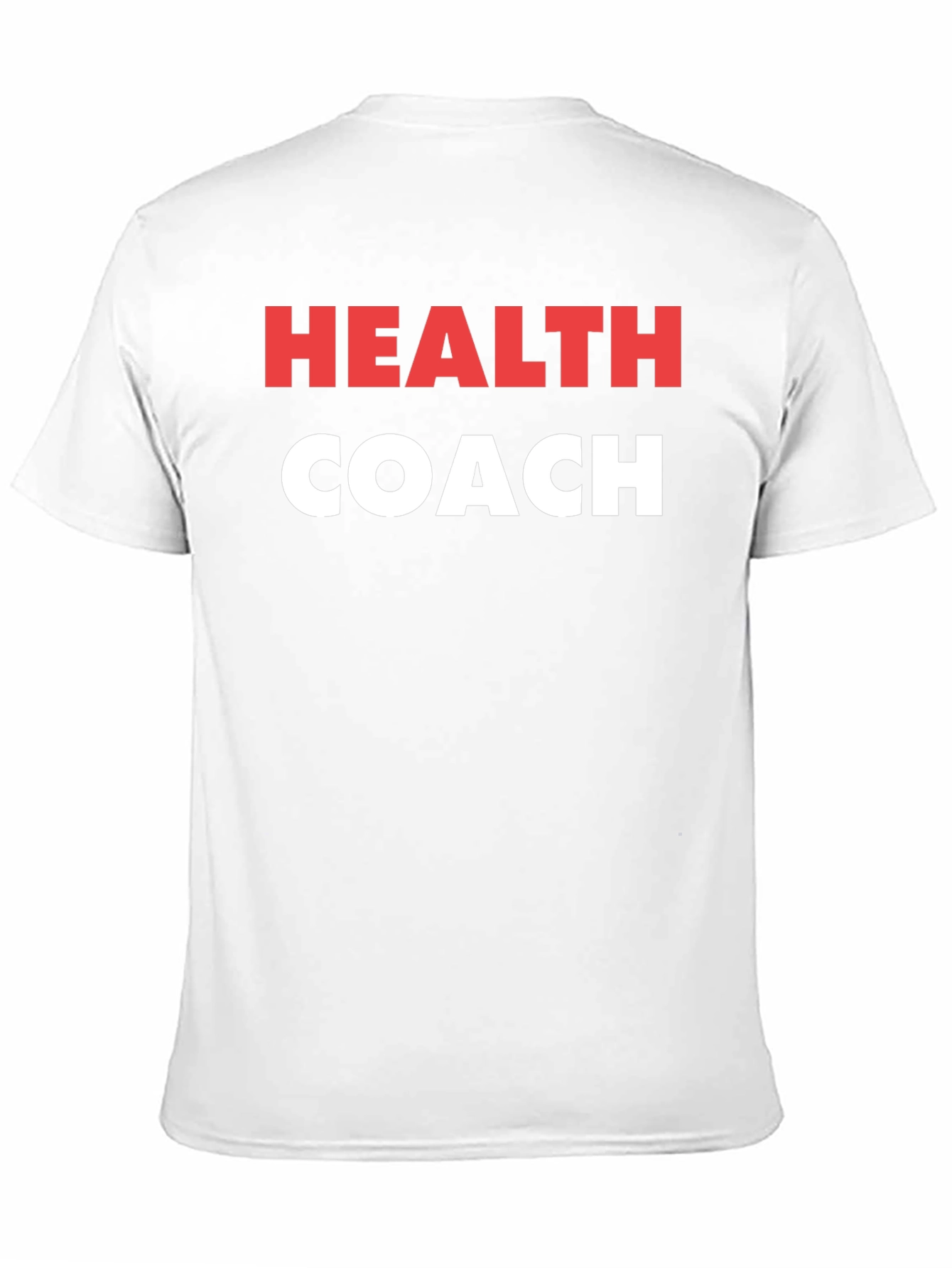 Health Coach T-Shirt - Black Cotton Graphic Tee