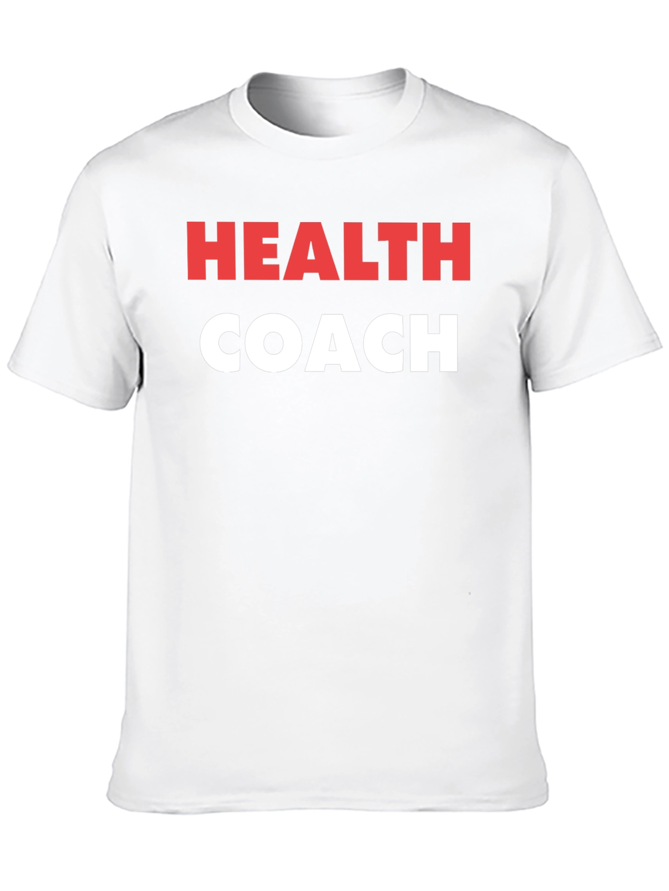 Health Coach T-Shirt - Black Cotton Graphic Tee