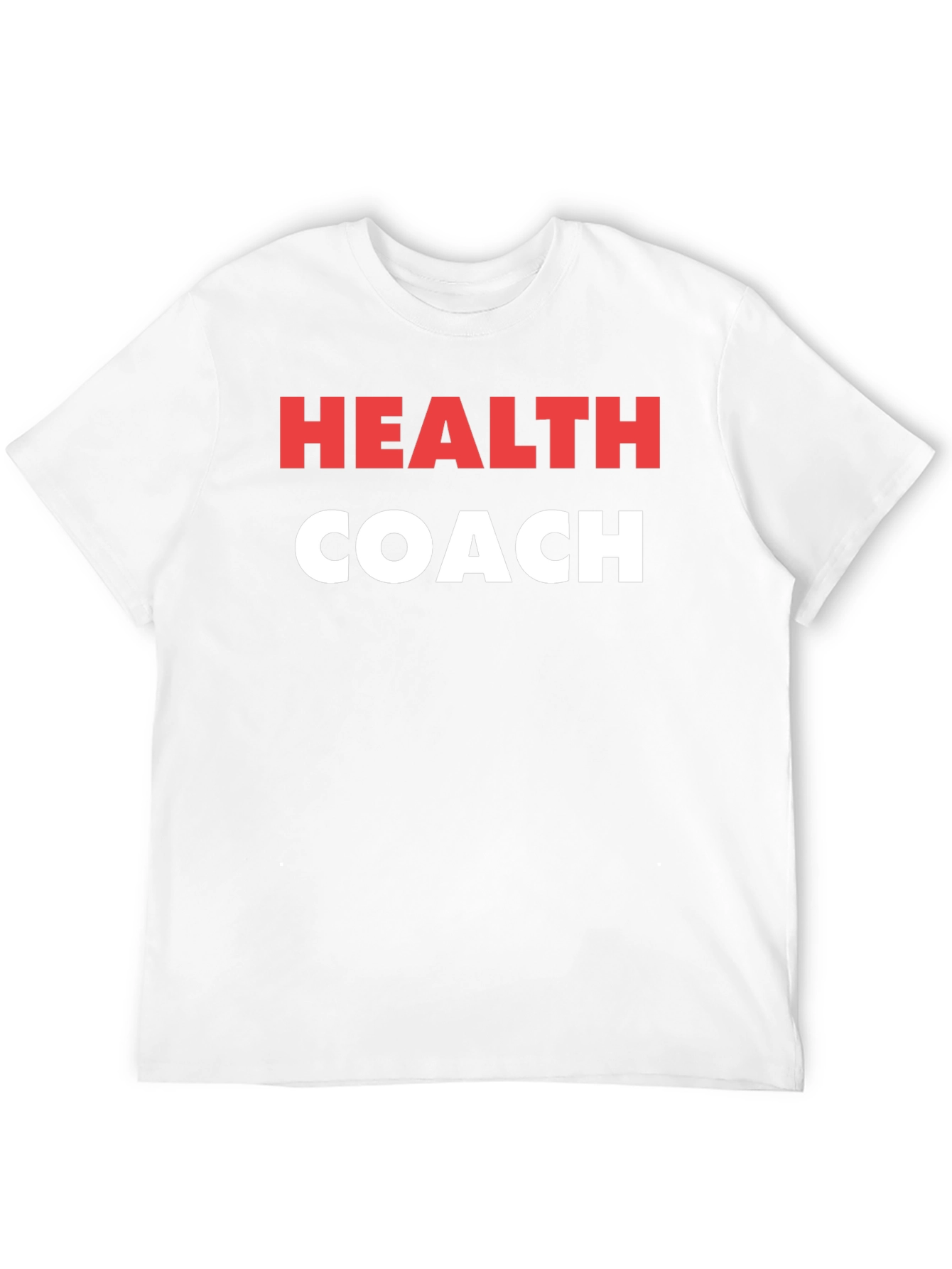 Health Coach T-Shirt - Black Cotton Graphic Tee