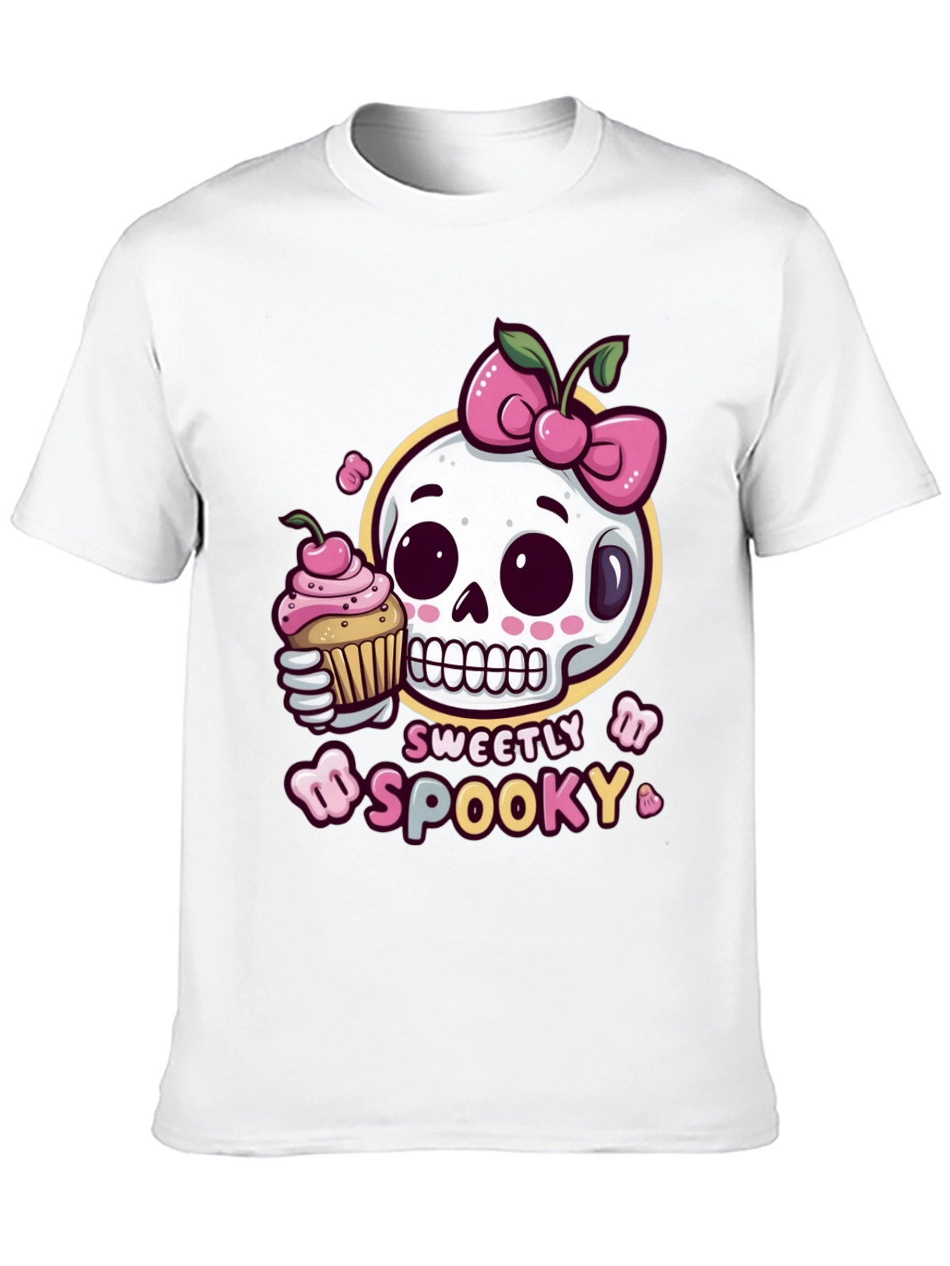 Sweetly Spooky Skull T-Shirt