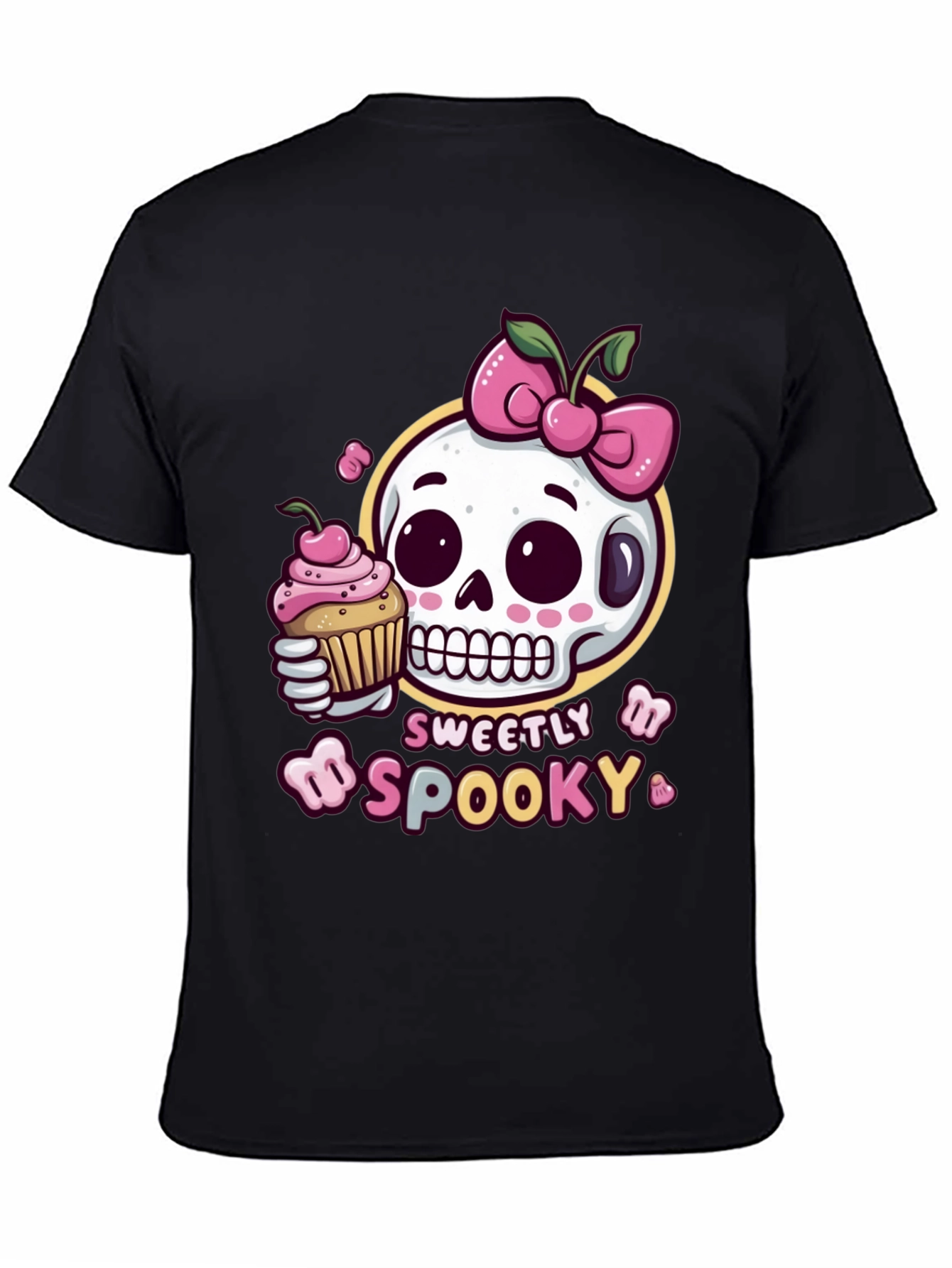 Sweetly Spooky Skull T-Shirt