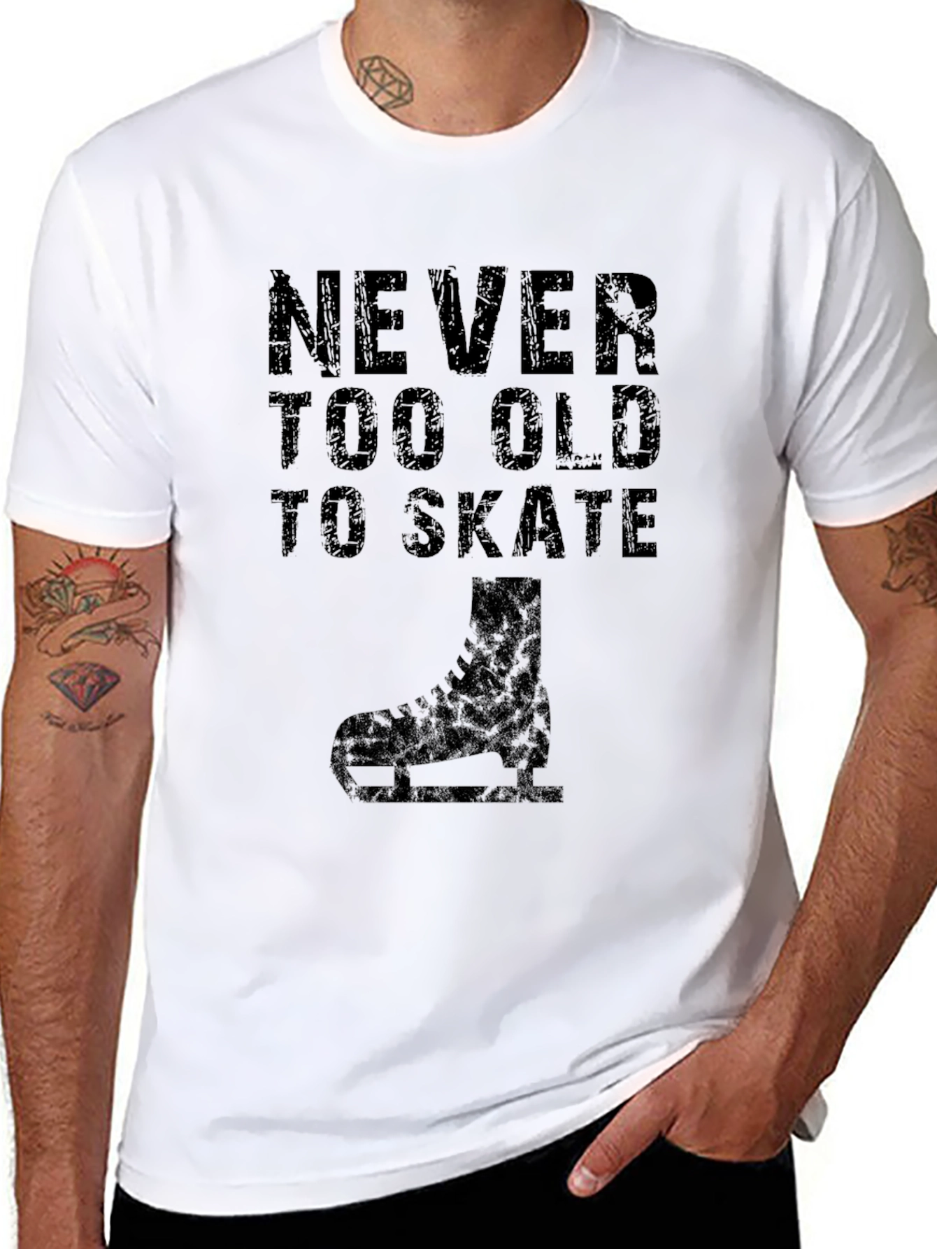 Never Too Old to Skate Graphic T-Shirt