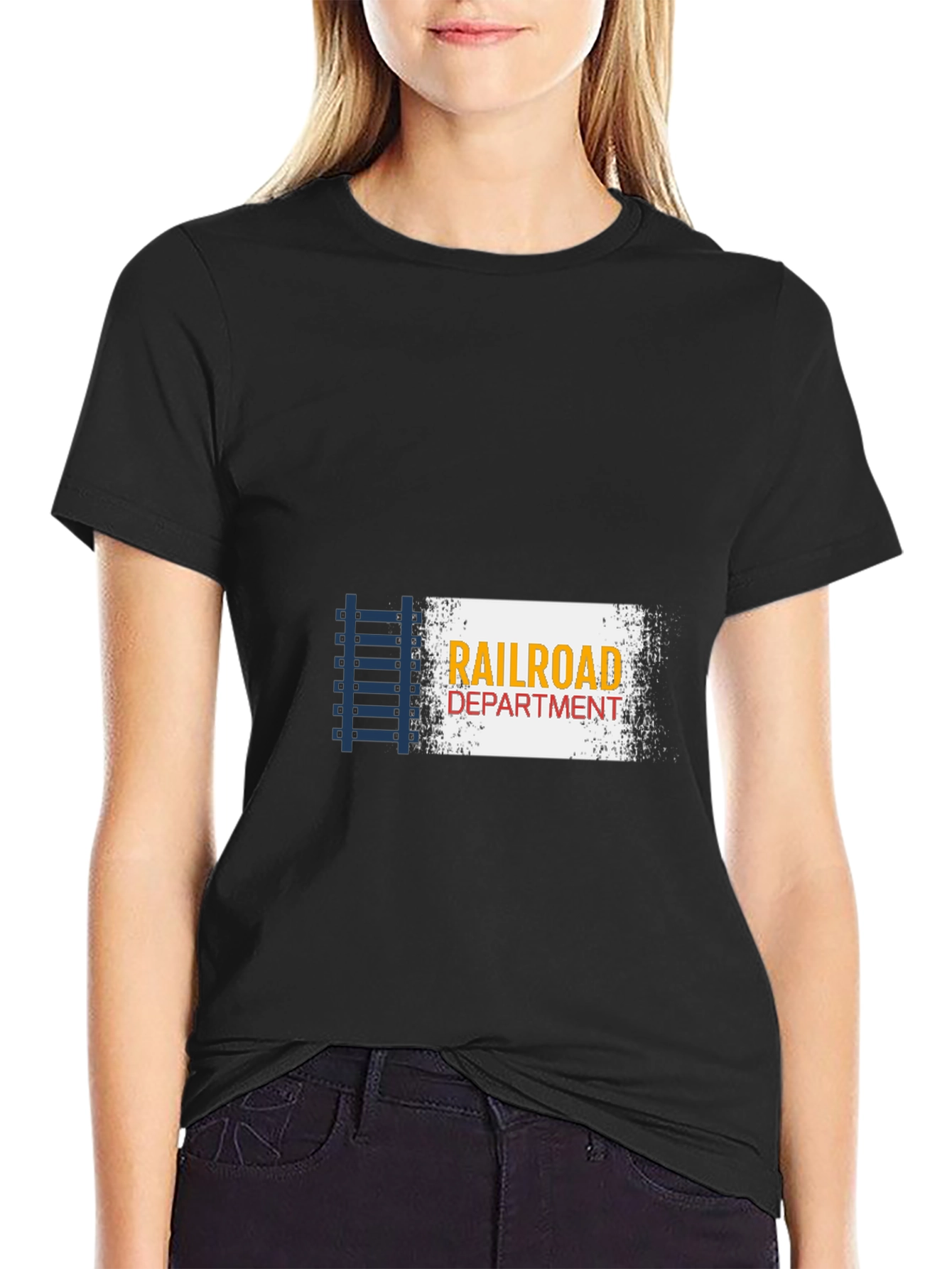 Railroad Department Graphic T-Shirt - Train Lover Apparel