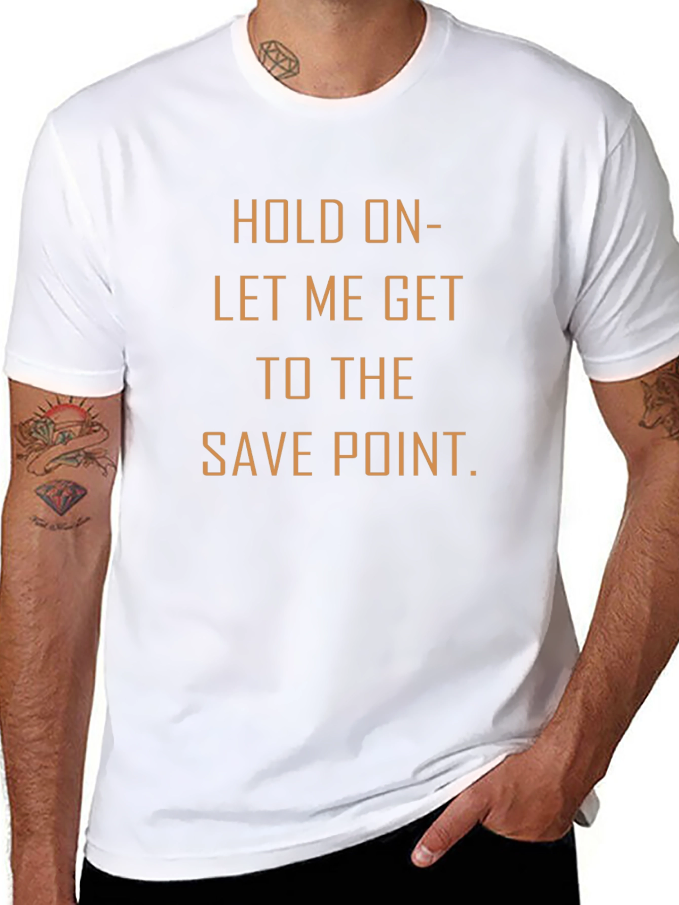 Gamer Tee: Hold On - Save Point