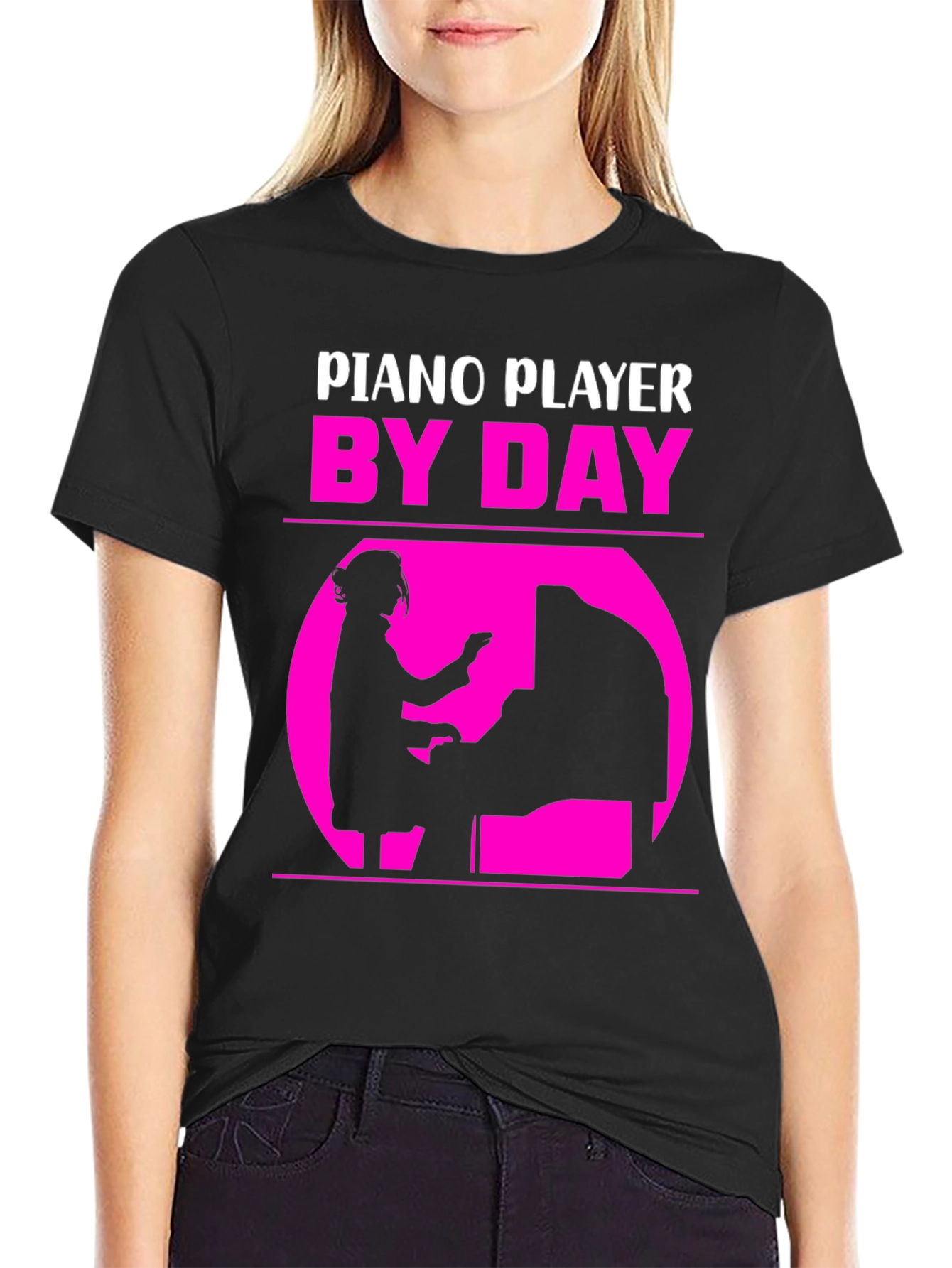 Piano Player By Day T-Shirt - Musician Gift