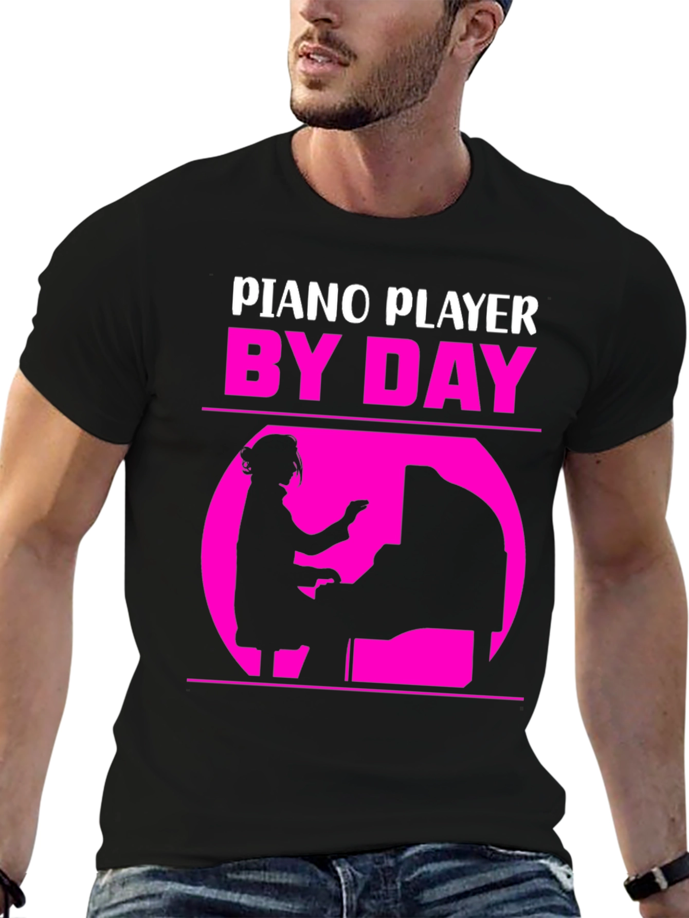 Piano Player By Day T-Shirt - Musician Gift