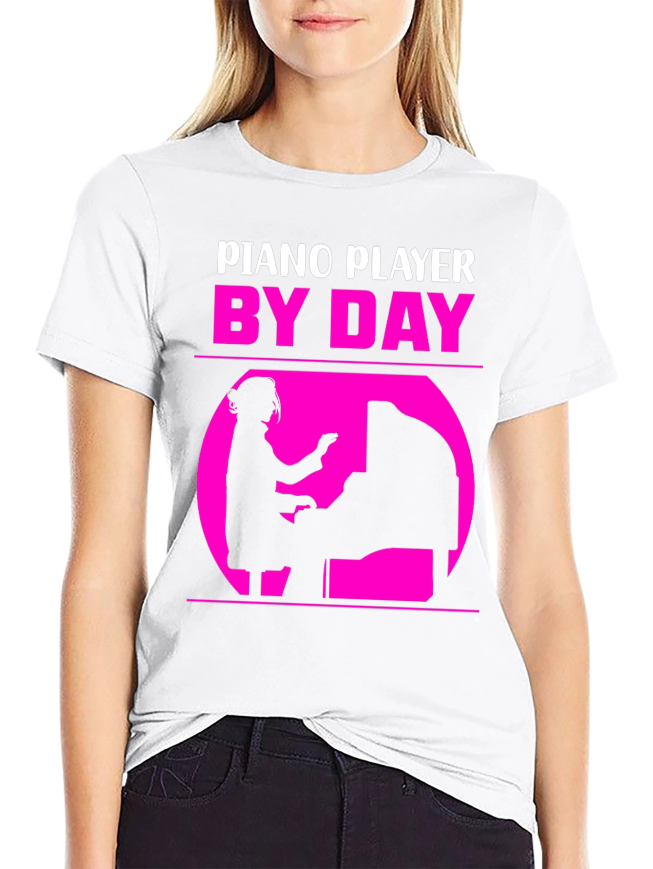Piano Player By Day T-Shirt - Musician Gift