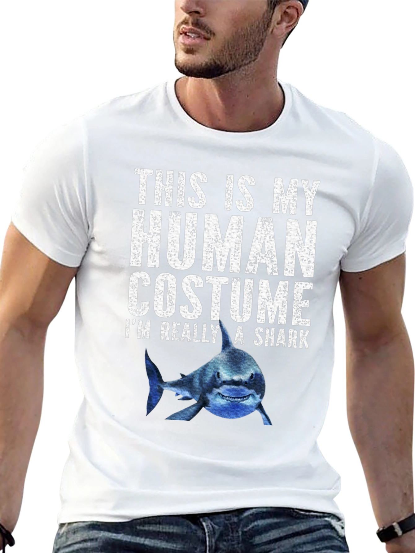 Human Costume Shark T-Shirt