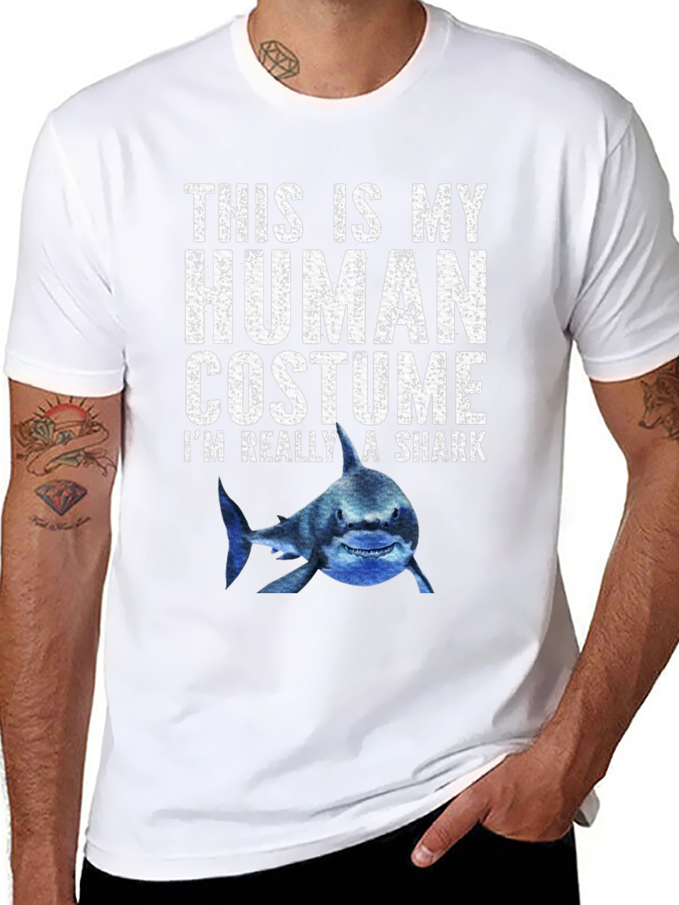 Human Costume Shark T-Shirt