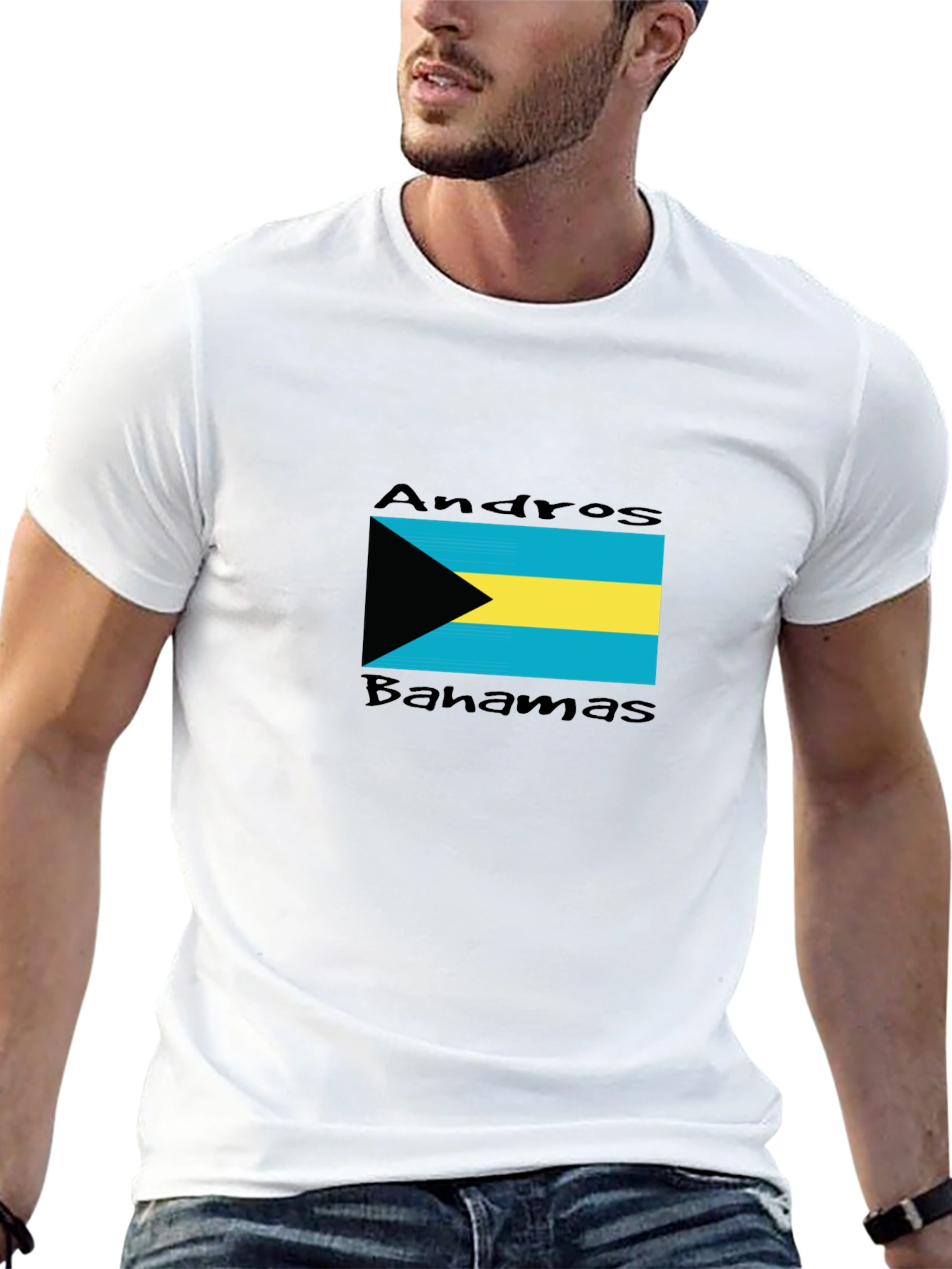 Andros Bahamas Flag T-Shirt