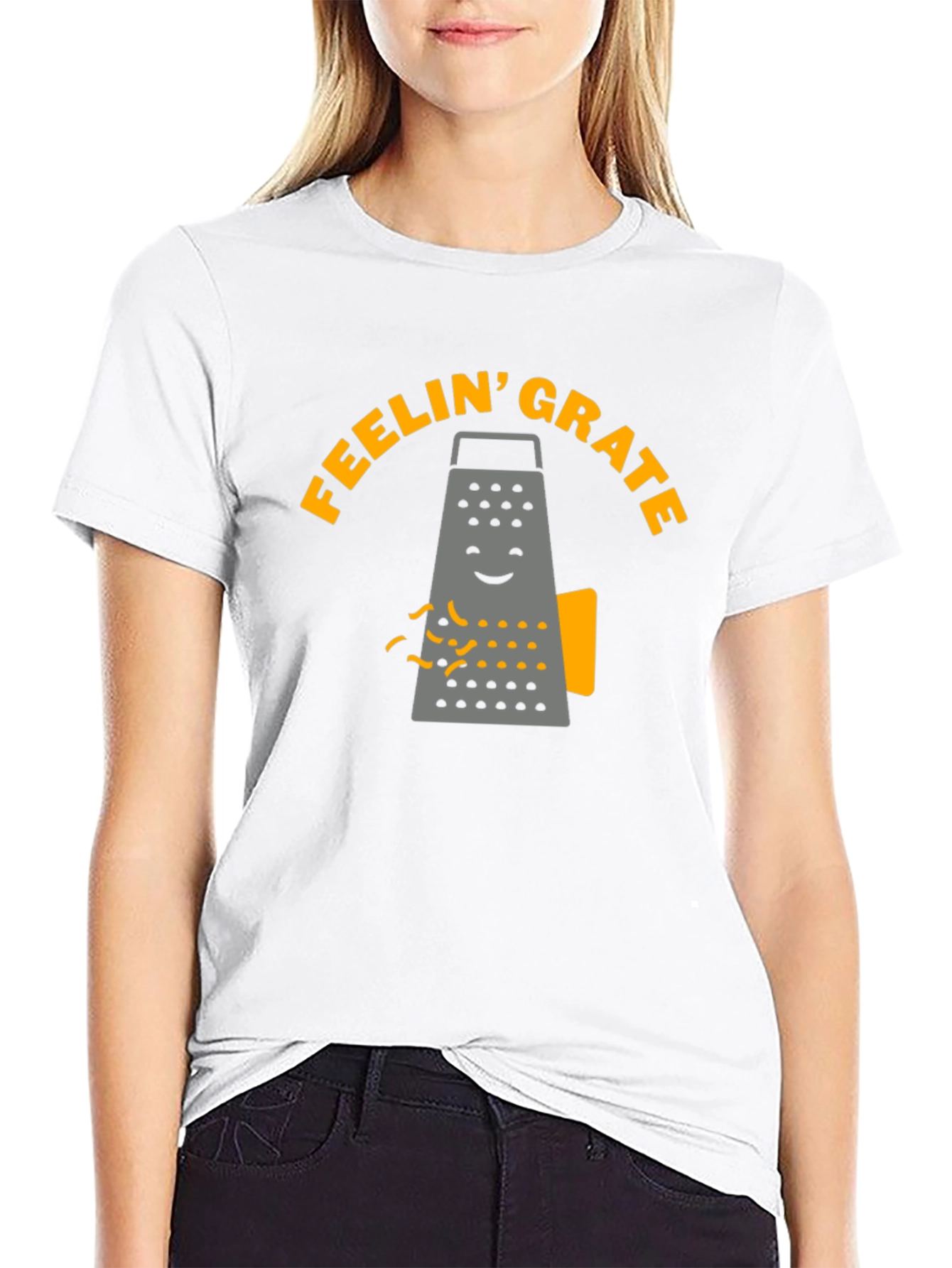 Feelin Grate T-Shirt - Funny Cheese Grater Tee