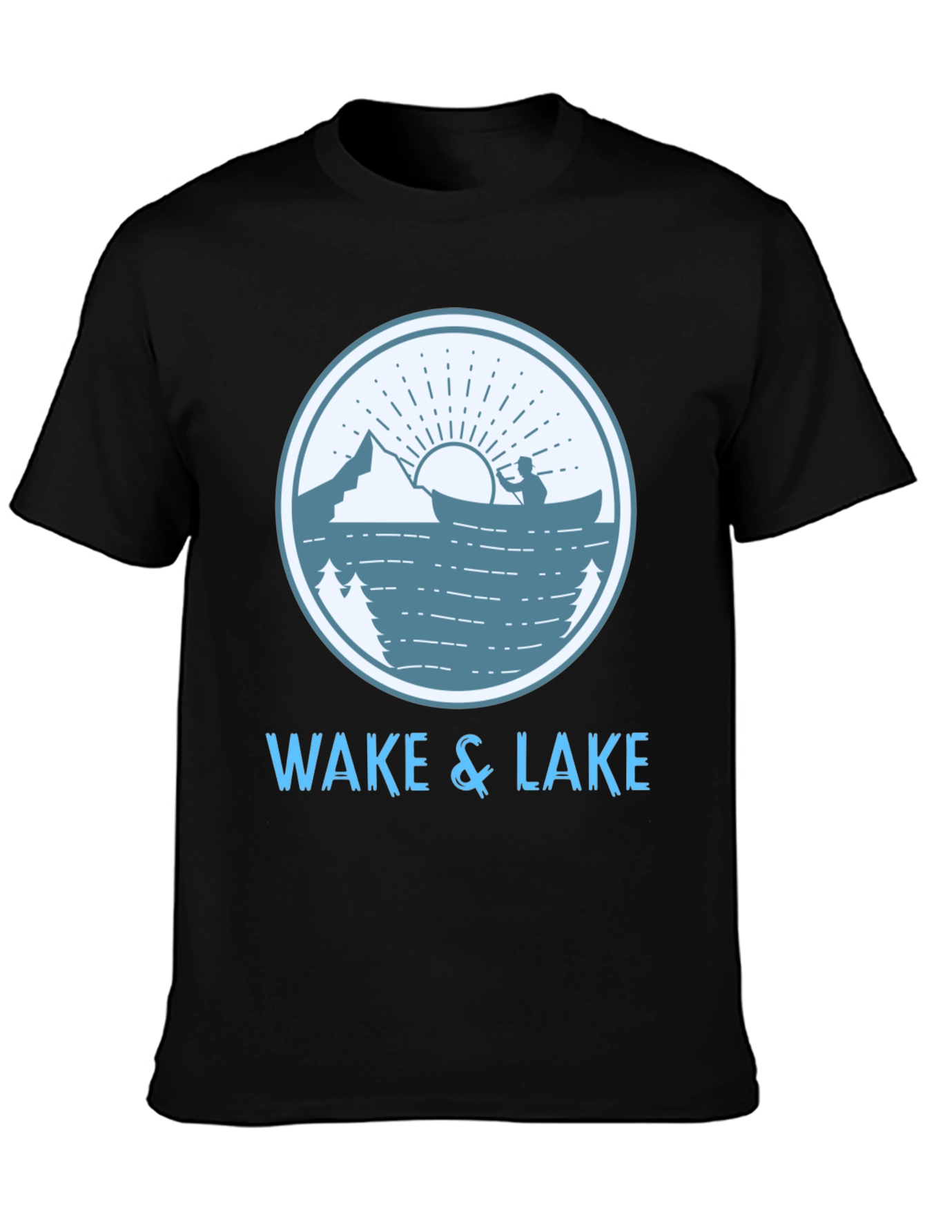 Wake & Lake Graphic T-Shirt - Outdoor Adventure