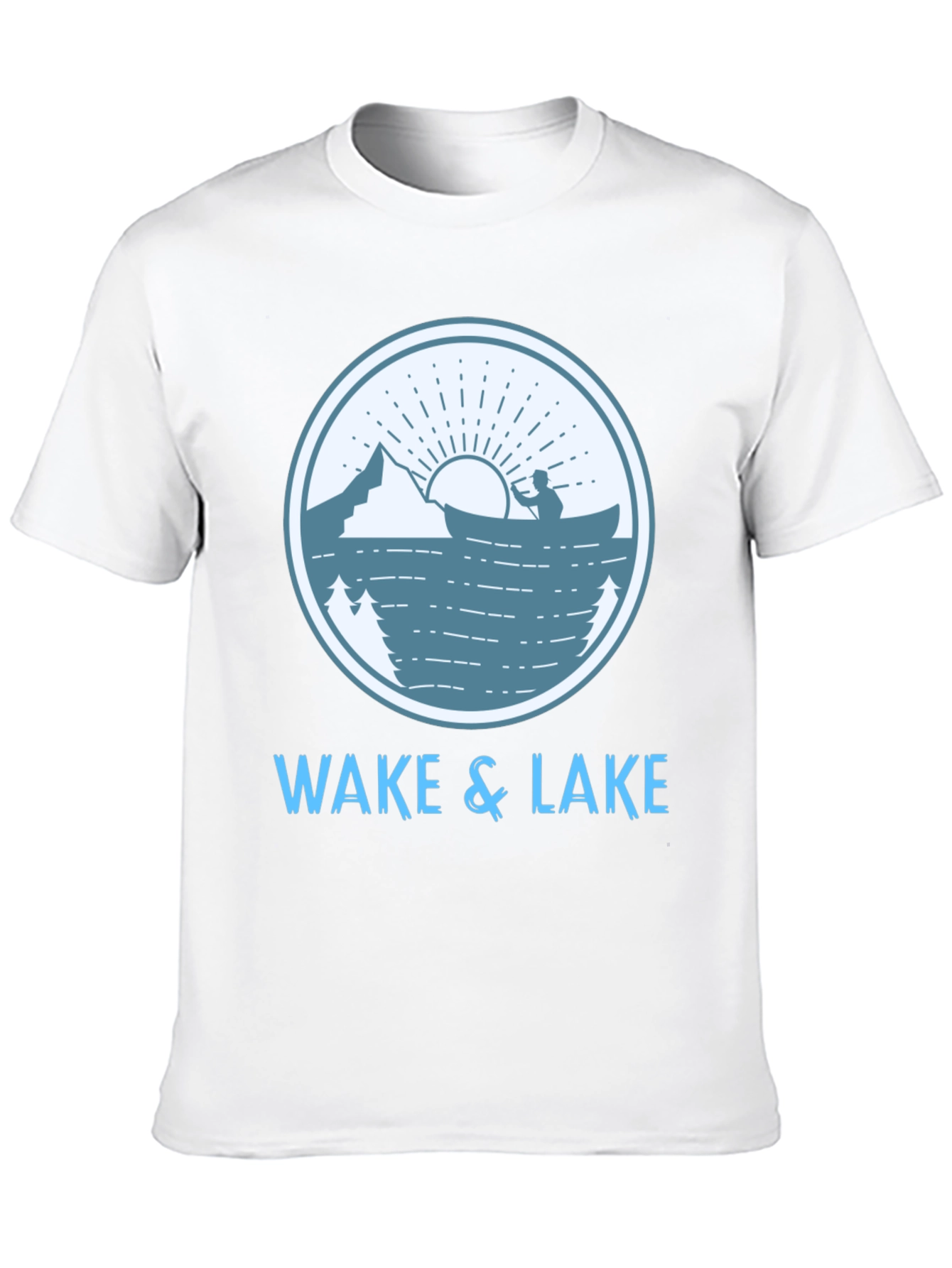 Wake & Lake Graphic T-Shirt - Outdoor Adventure