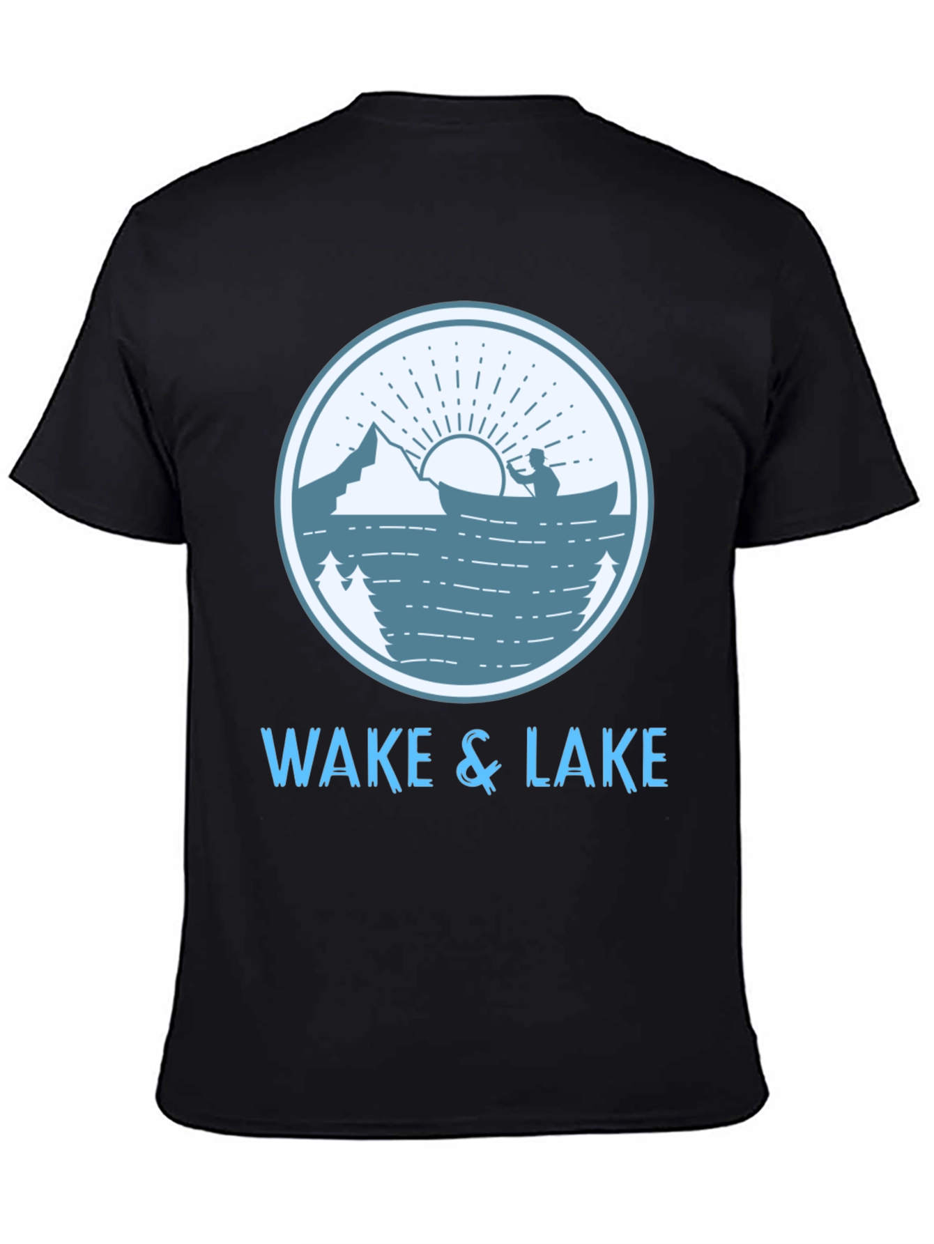 Wake & Lake Graphic T-Shirt - Outdoor Adventure