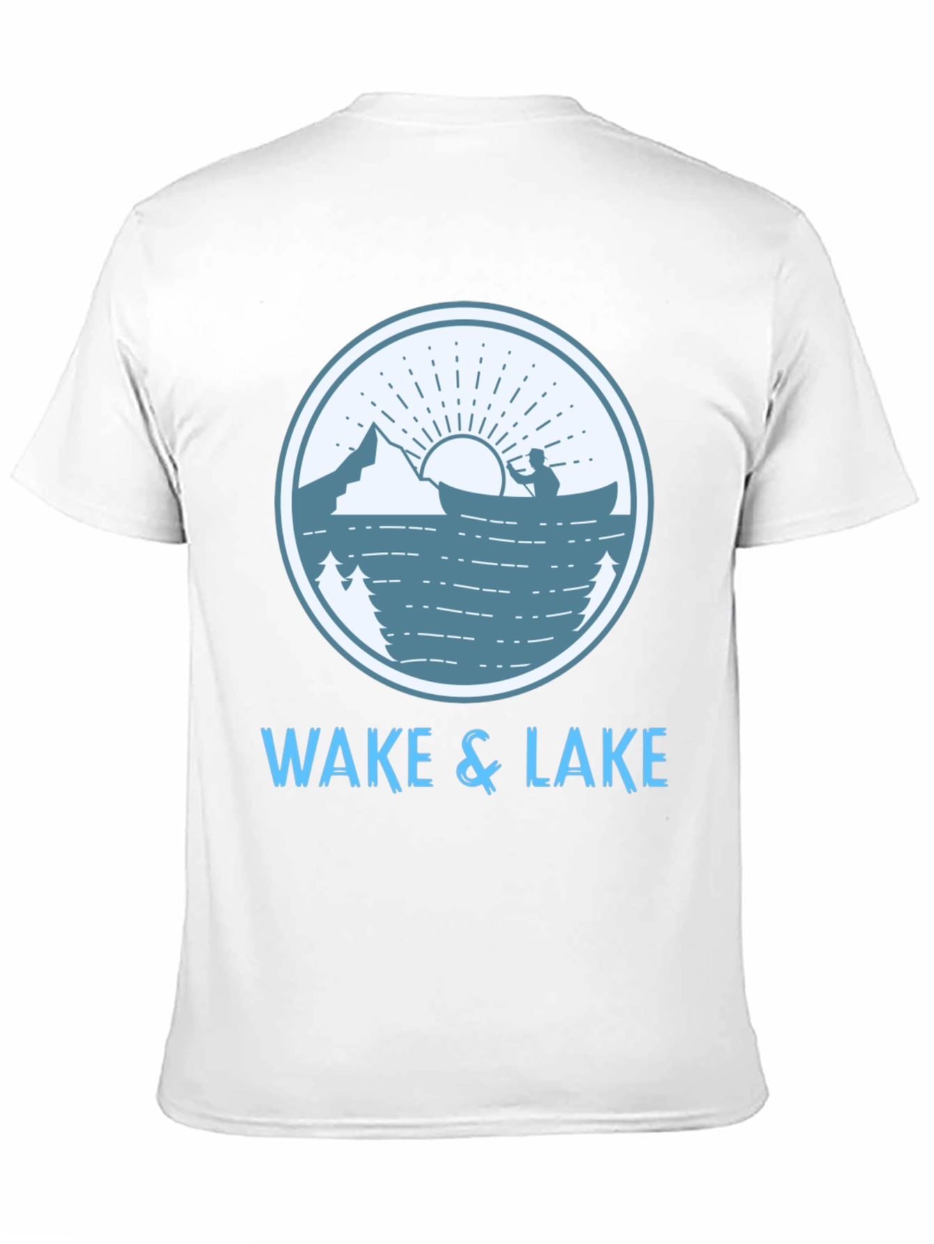 Wake & Lake Graphic T-Shirt - Outdoor Adventure
