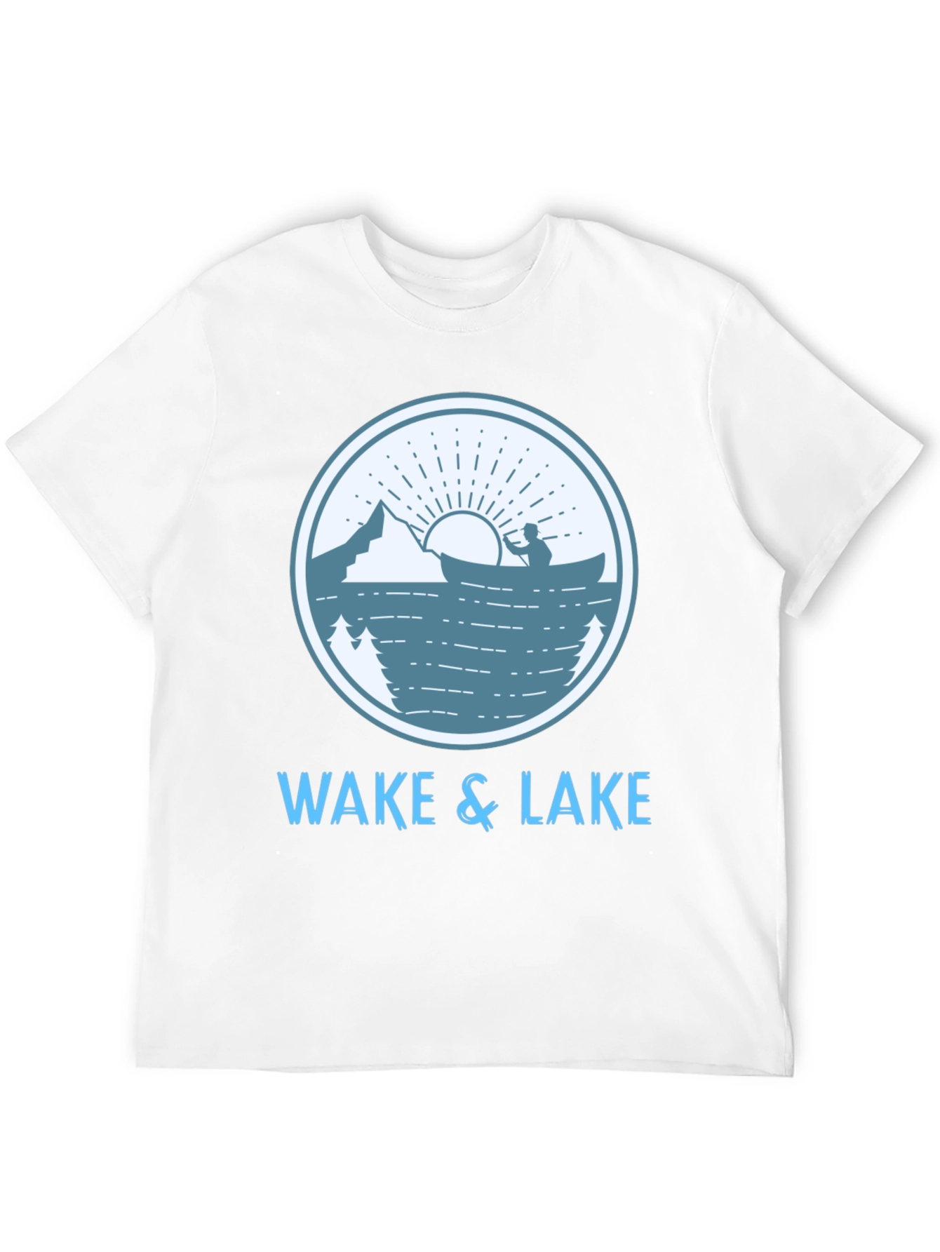Wake & Lake Graphic T-Shirt - Outdoor Adventure