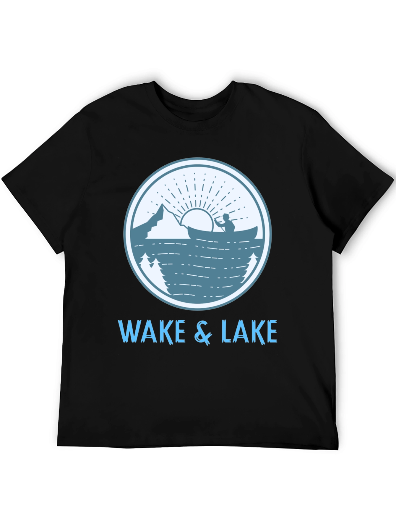 Wake & Lake Graphic T-Shirt - Outdoor Adventure
