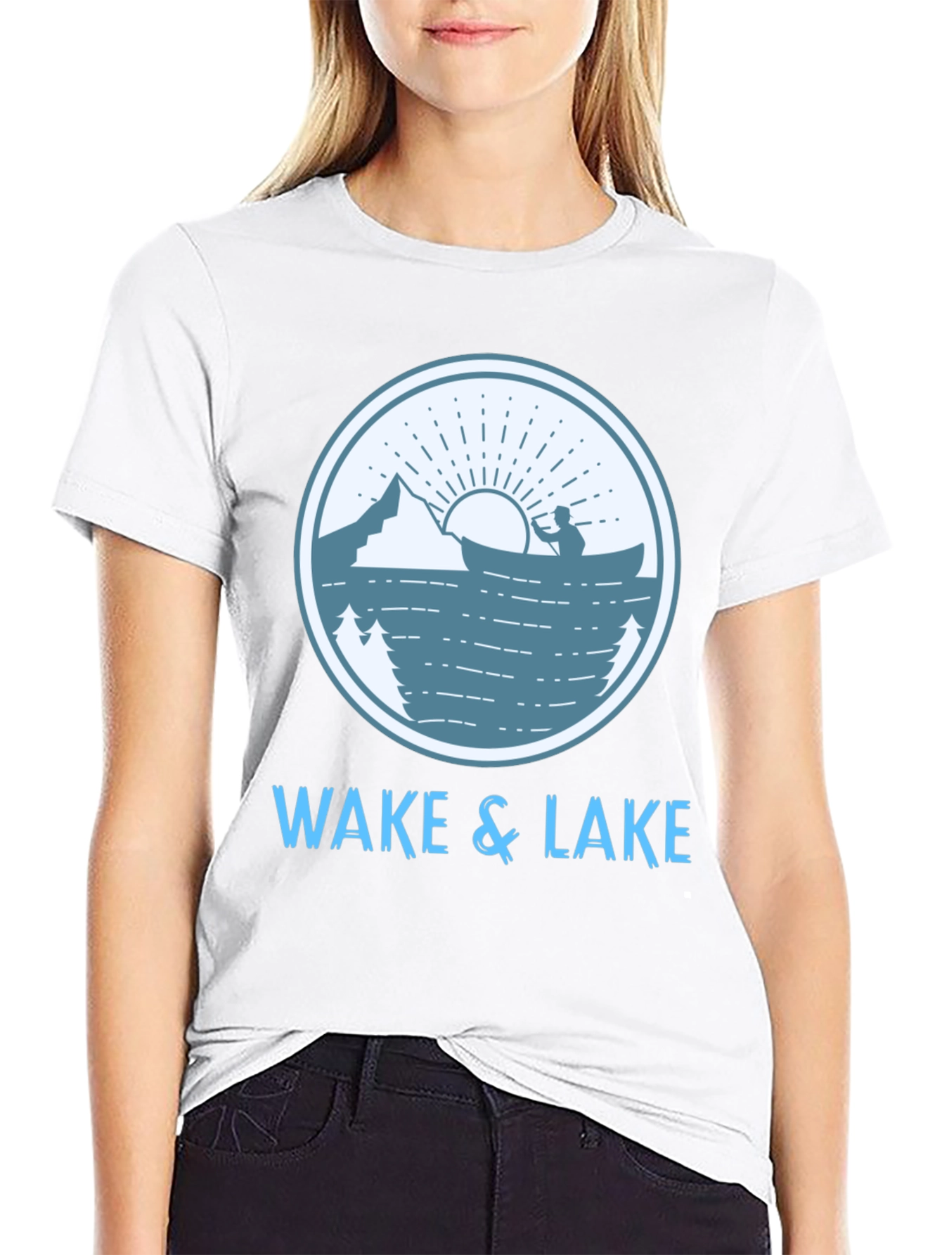 Wake & Lake Graphic T-Shirt - Outdoor Adventure