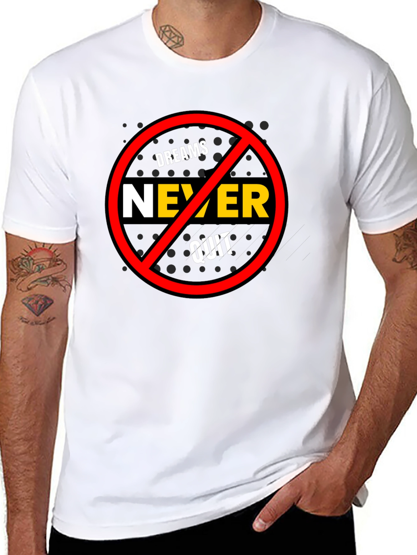 Dreams Never Quit Graphic T-Shirt