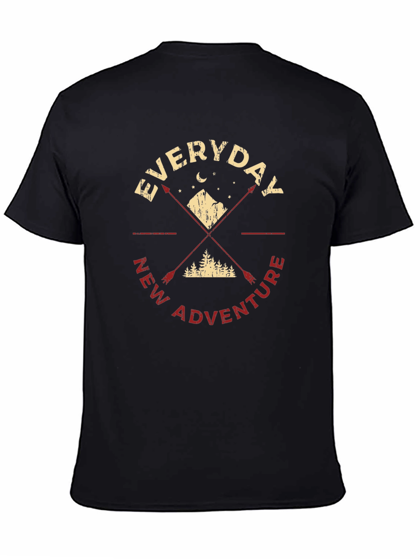 Everyday New Adventure Graphic Tee - Black