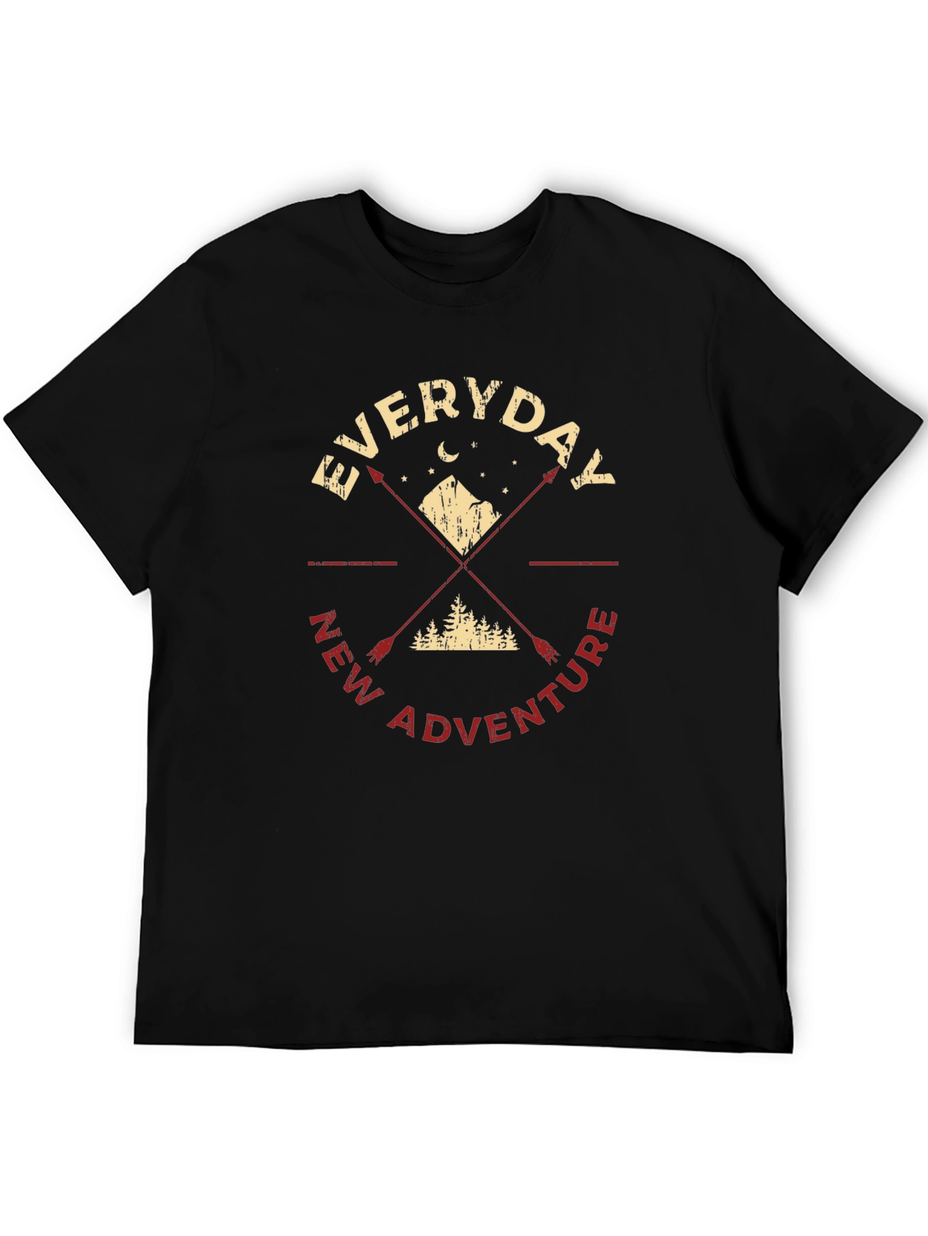 Everyday New Adventure Graphic Tee - Black
