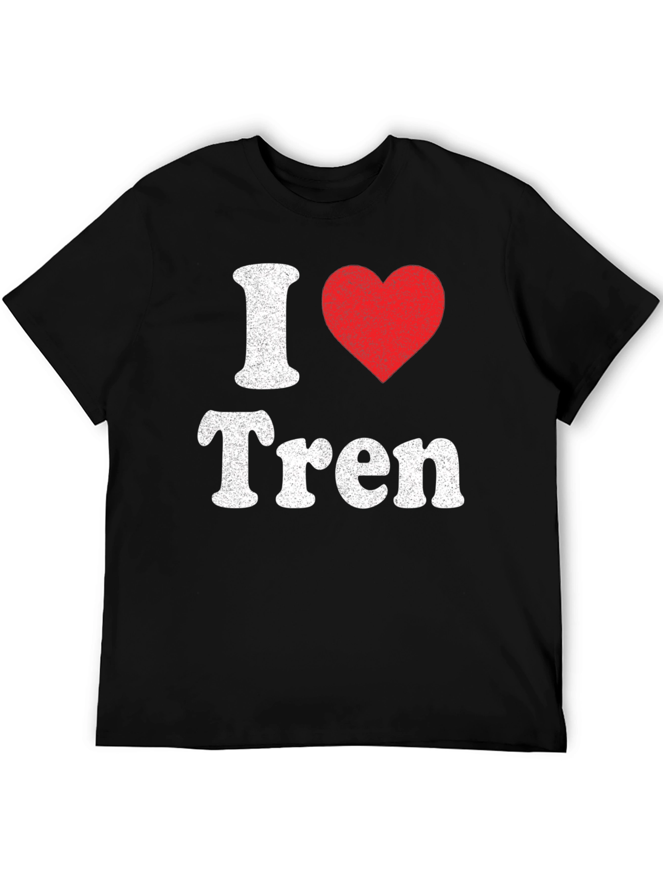 I Heart Tren T-Shirt - Black Graphic Tee