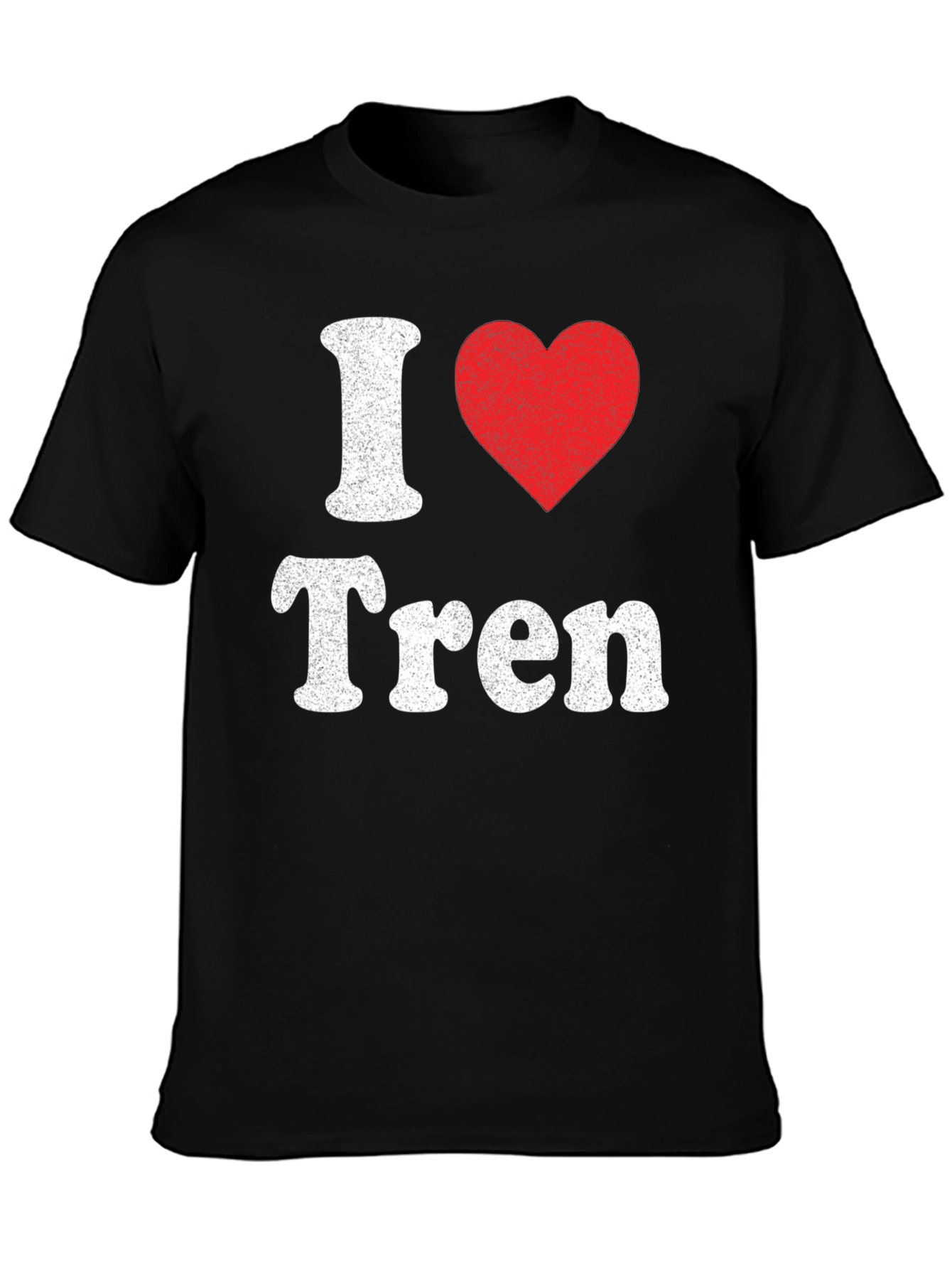 I Heart Tren T-Shirt - Black Graphic Tee