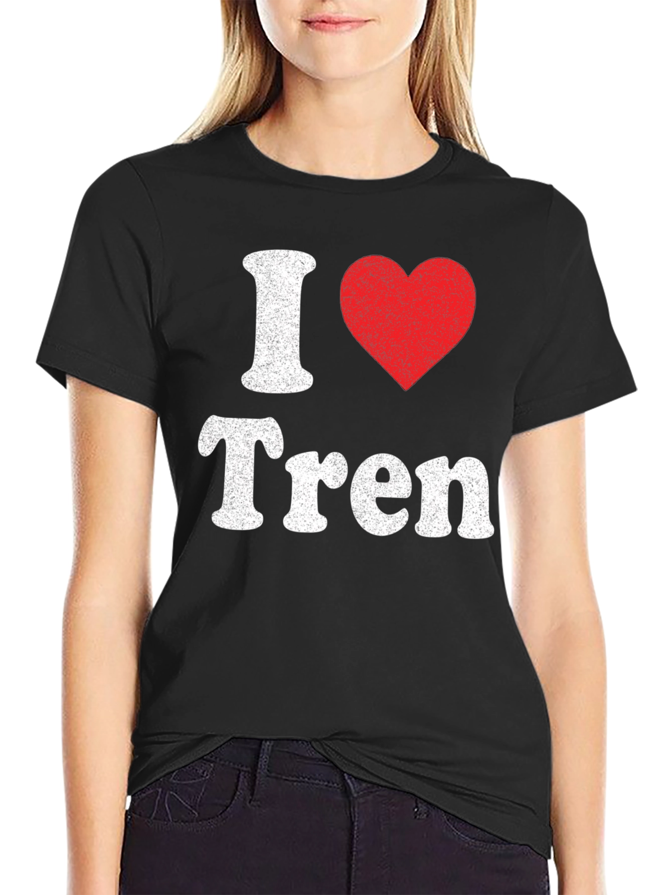 I Heart Tren T-Shirt - Black Graphic Tee