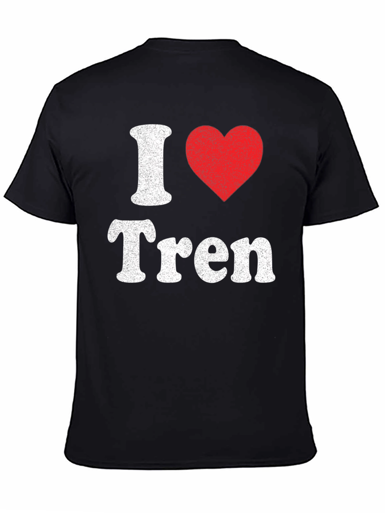 I Heart Tren T-Shirt - Black Graphic Tee