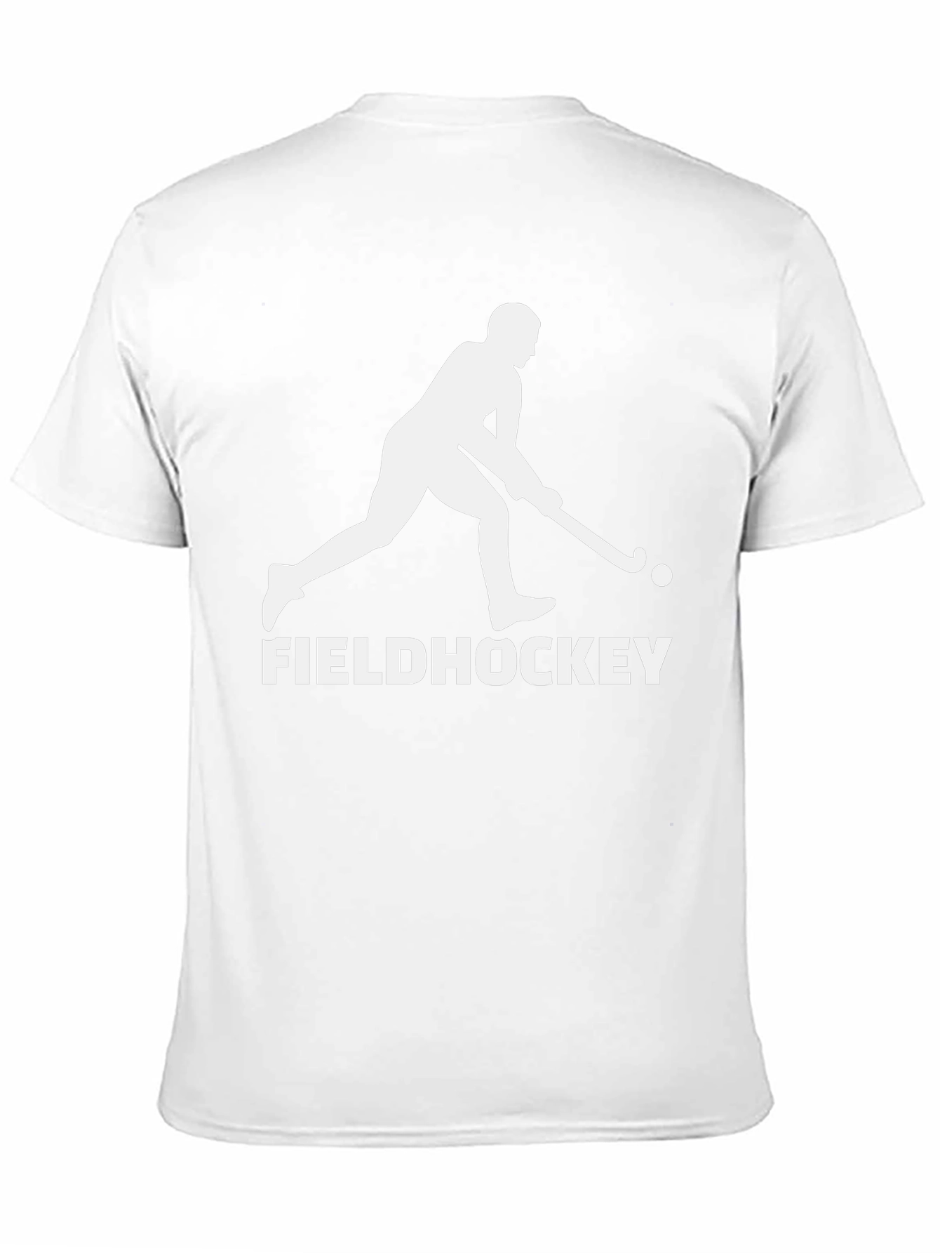Field Hockey Graphic Tee - Black Cotton T-Shirt