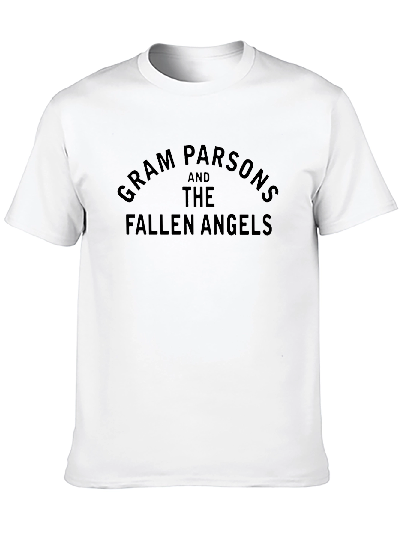 Gram Parsons and The Fallen Angels Black T-Shirt
