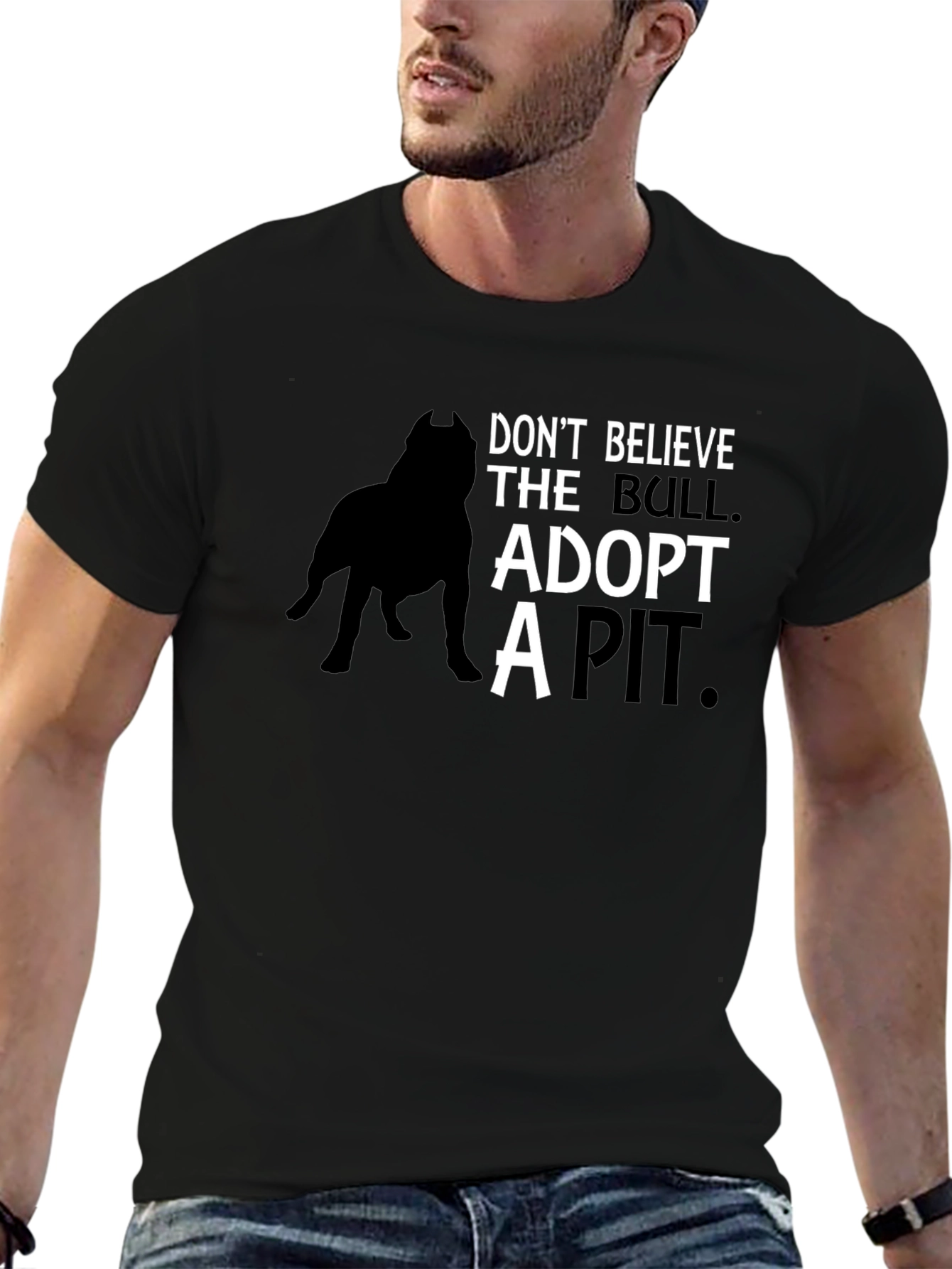 Adopt a Pit T-Shirt - Dog Rescue Tee