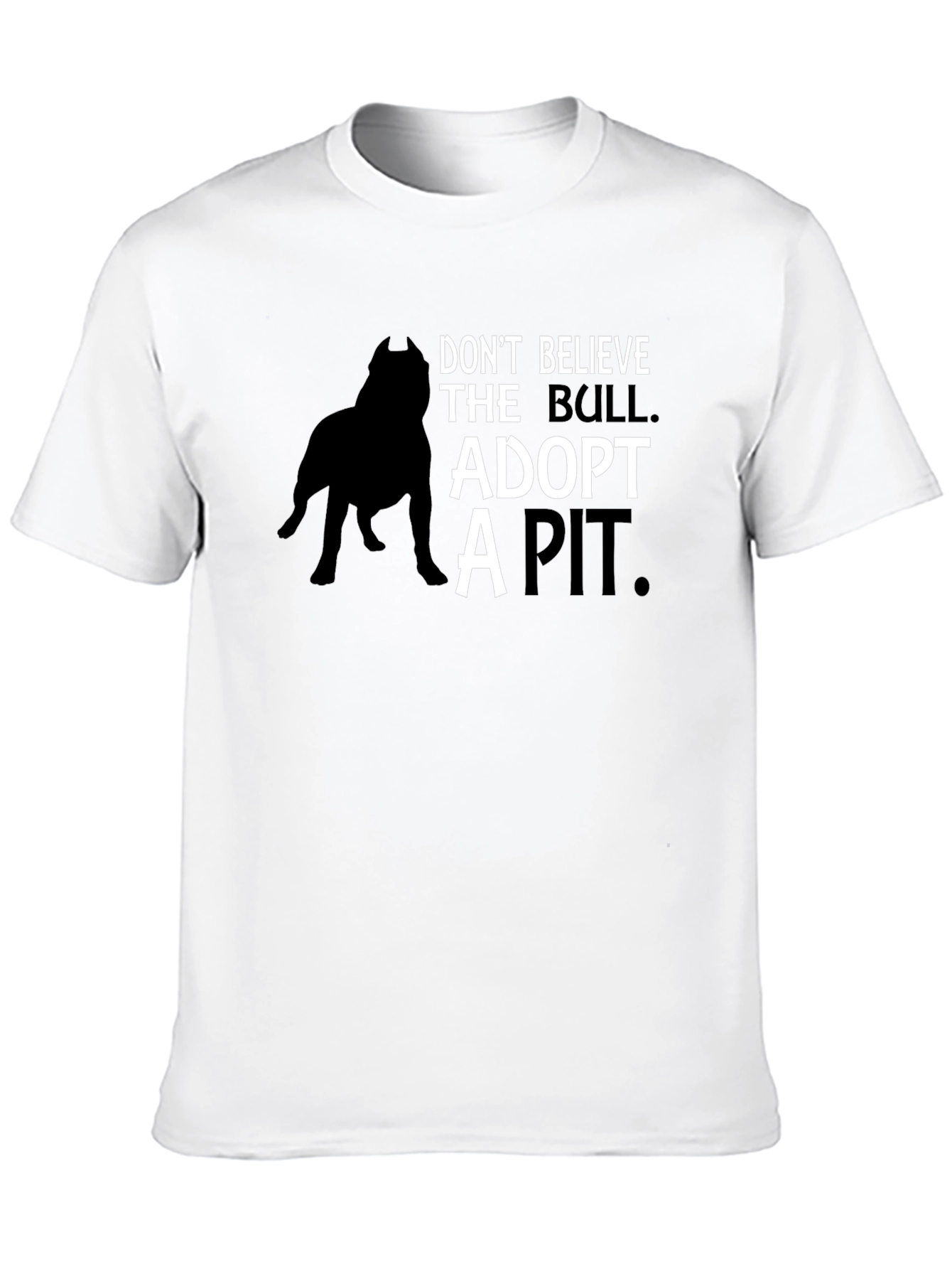 Adopt a Pit T-Shirt - Dog Rescue Tee